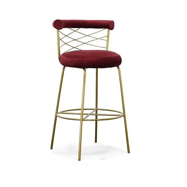 Modrest Dakin Modern Glam Barstool