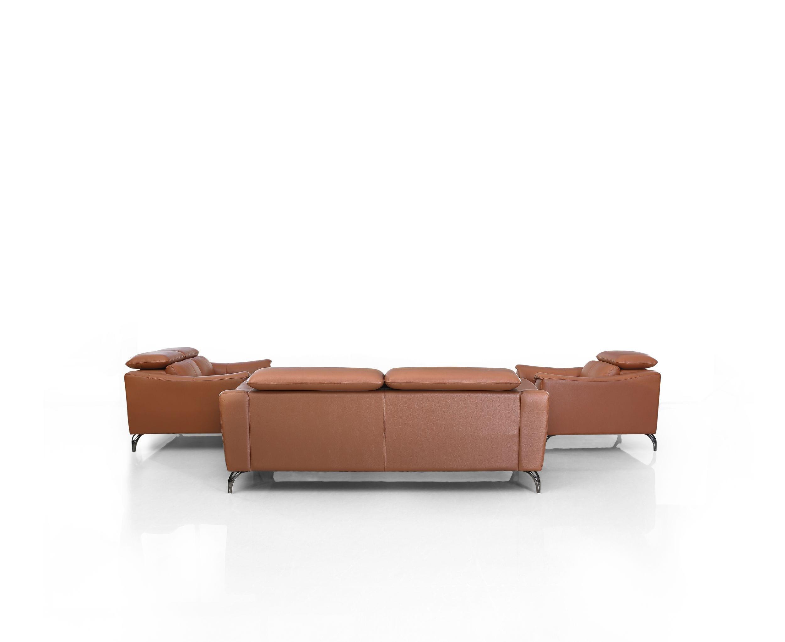 Divani Casa Danis Modern Leather Sofa Set