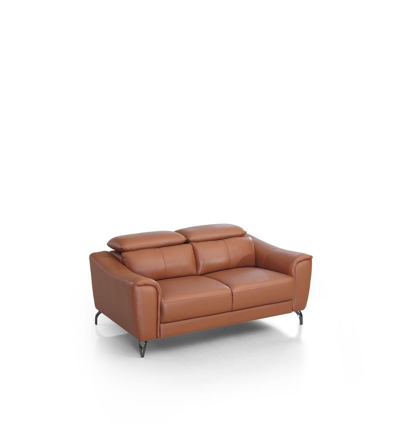 Divani Casa Danis Modern Leather Loveseat