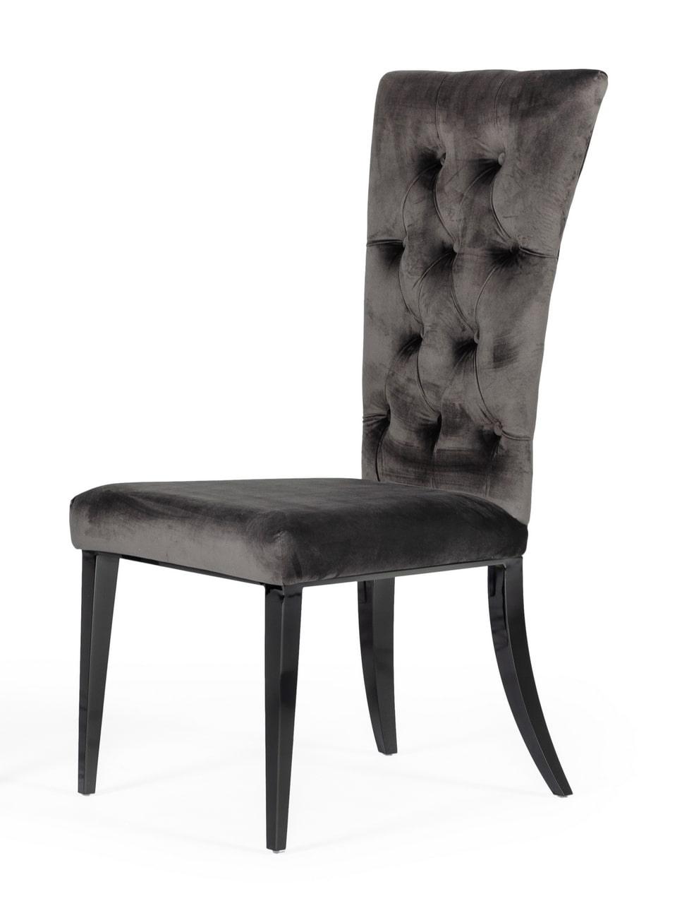 Modrest Darley Modern Velvet Dining Chair Set of 2