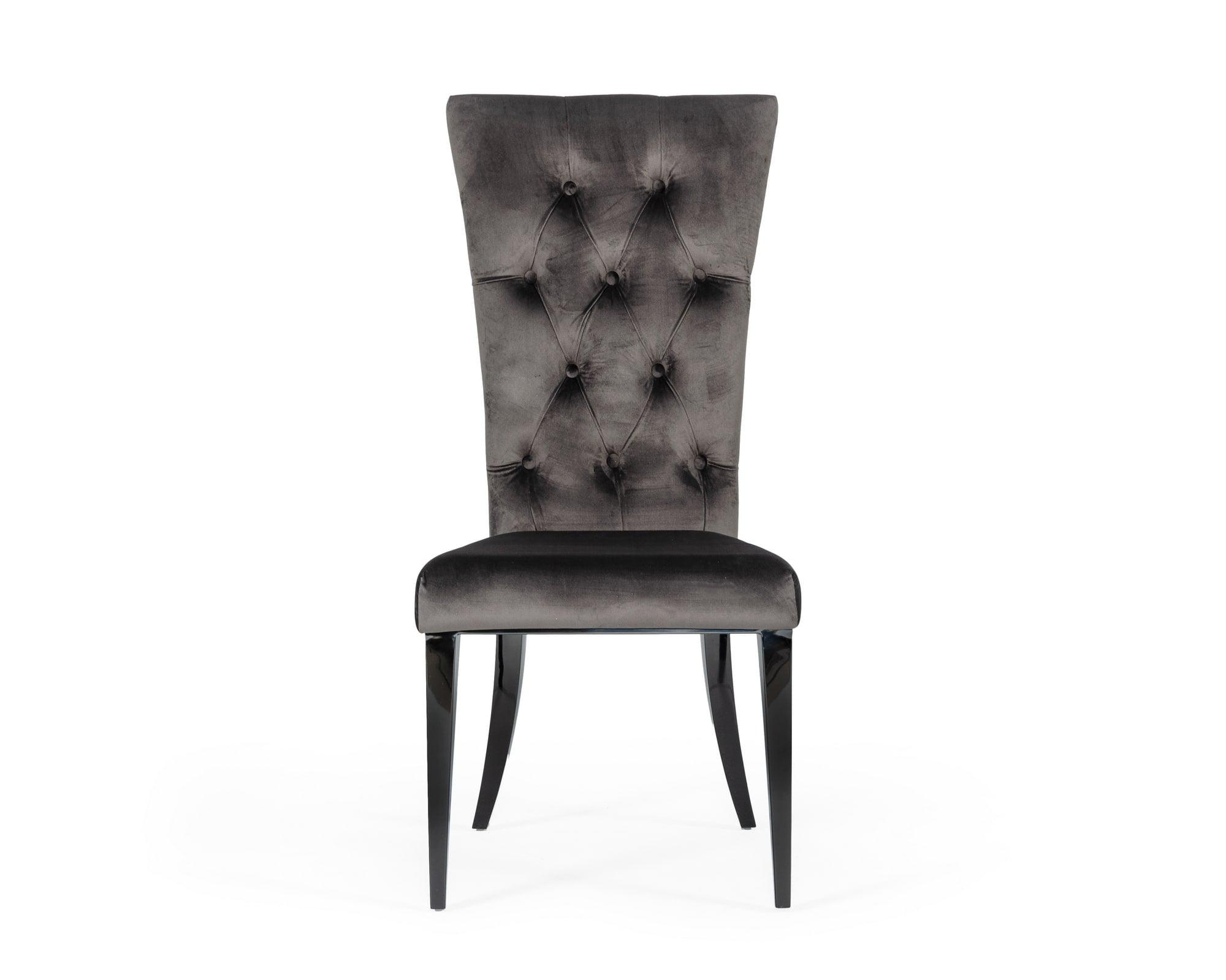 Modrest Darley Modern Velvet Dining Chair Set of 2