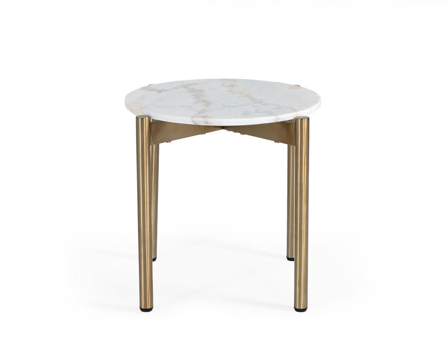 Modrest Denzel Marble End Table