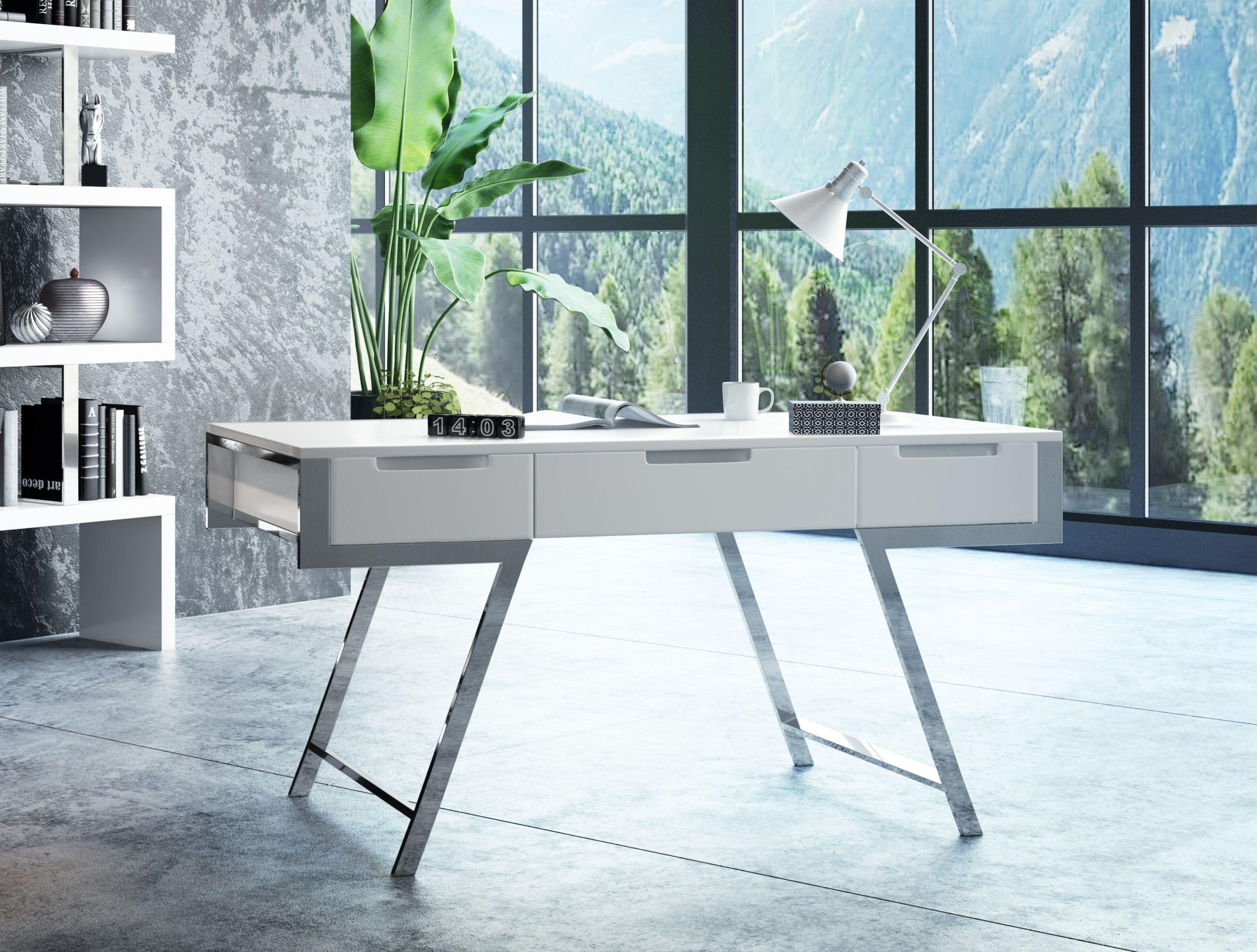 Modrest Dessart Modern Gloss Office Desk