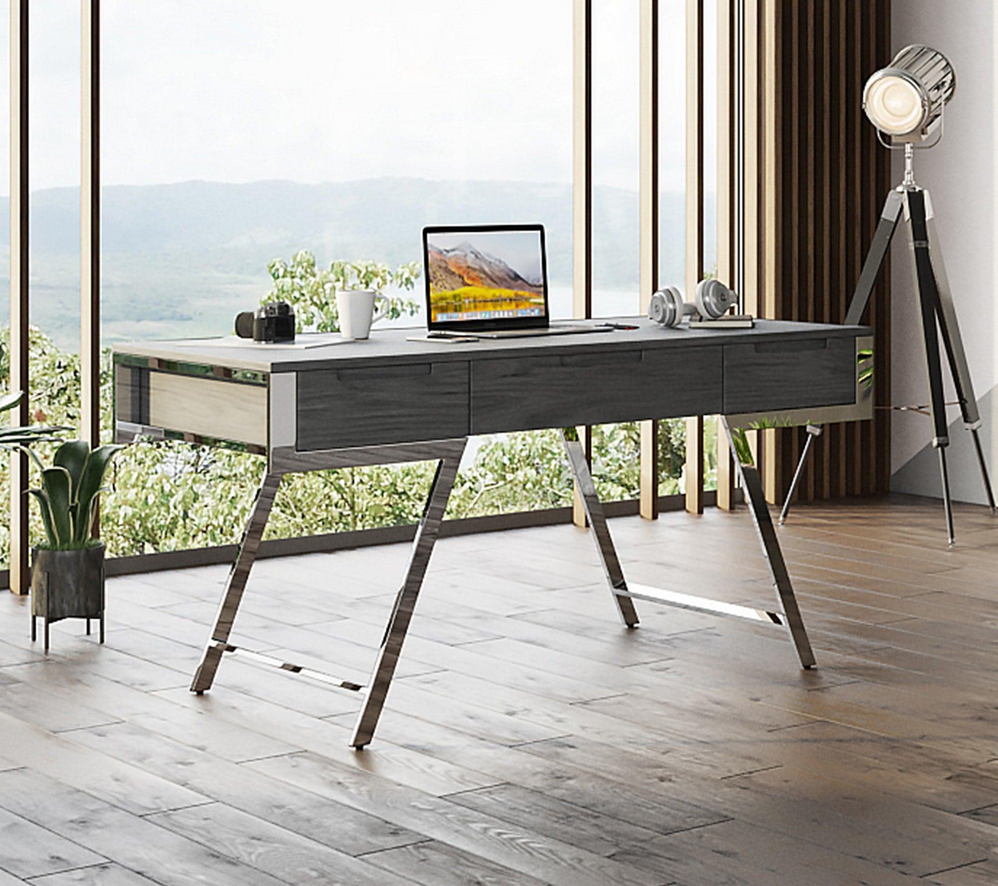 Modrest Dessart Modern Elm Office Desk