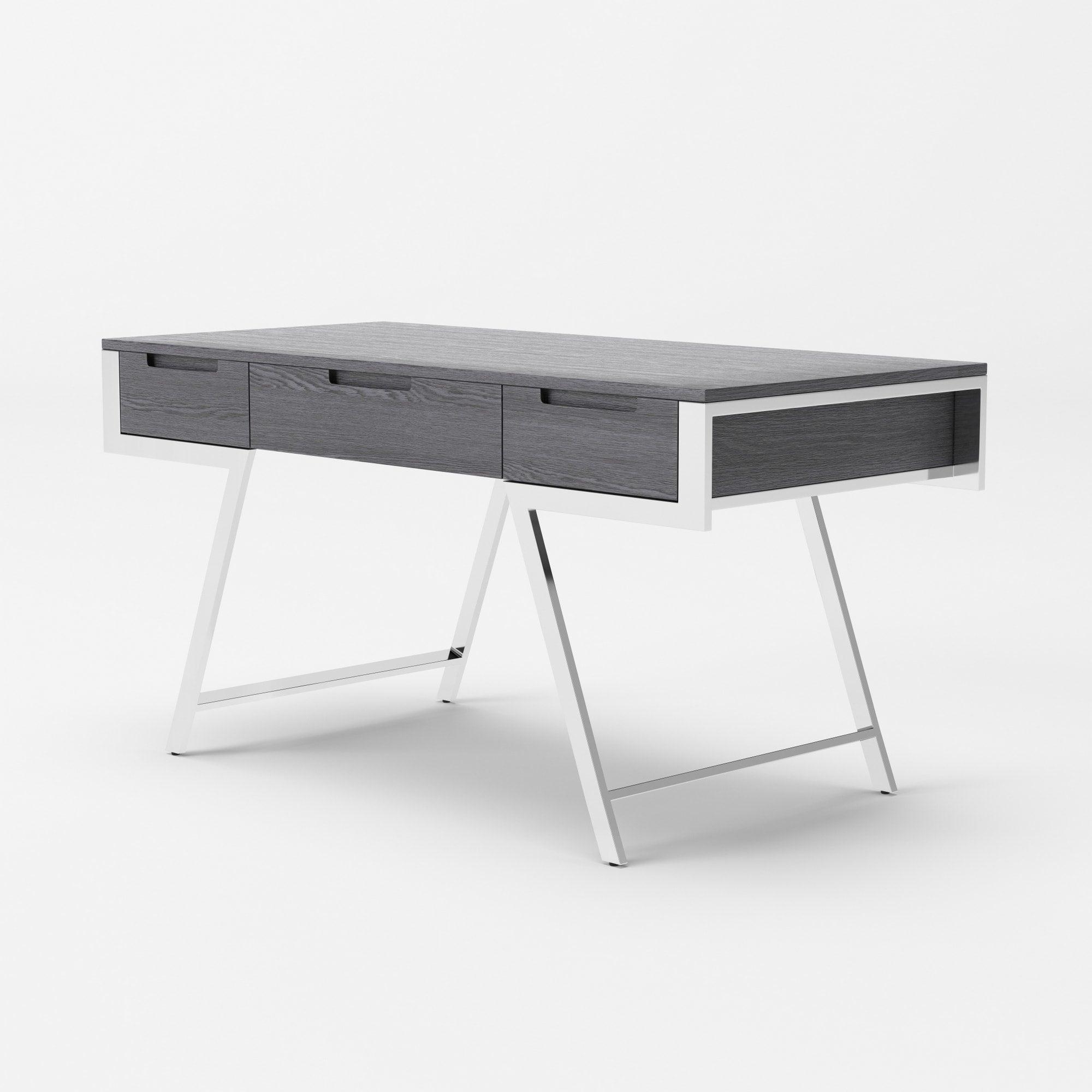 Modrest Dessart Modern Elm Office Desk