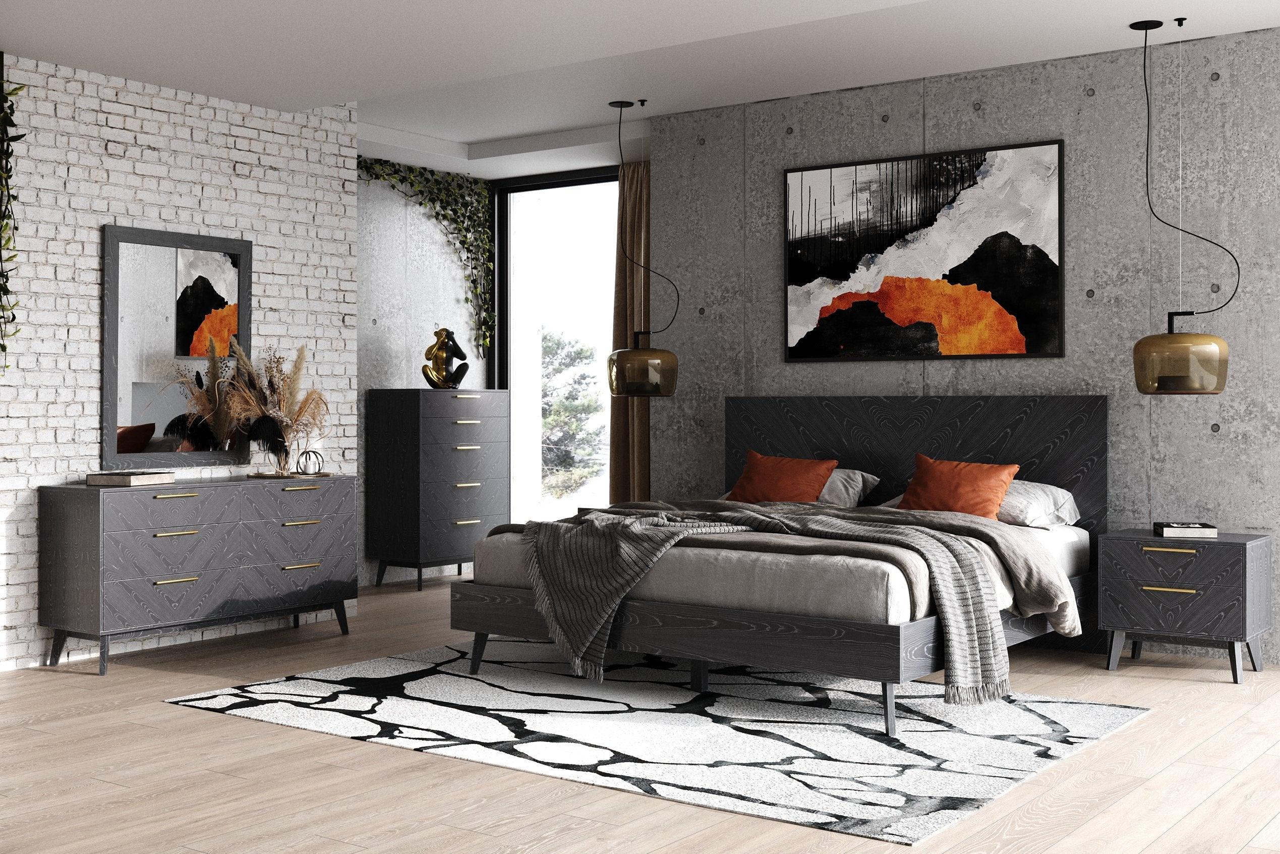 Modrest Diana Modern Ash Bedroom Set