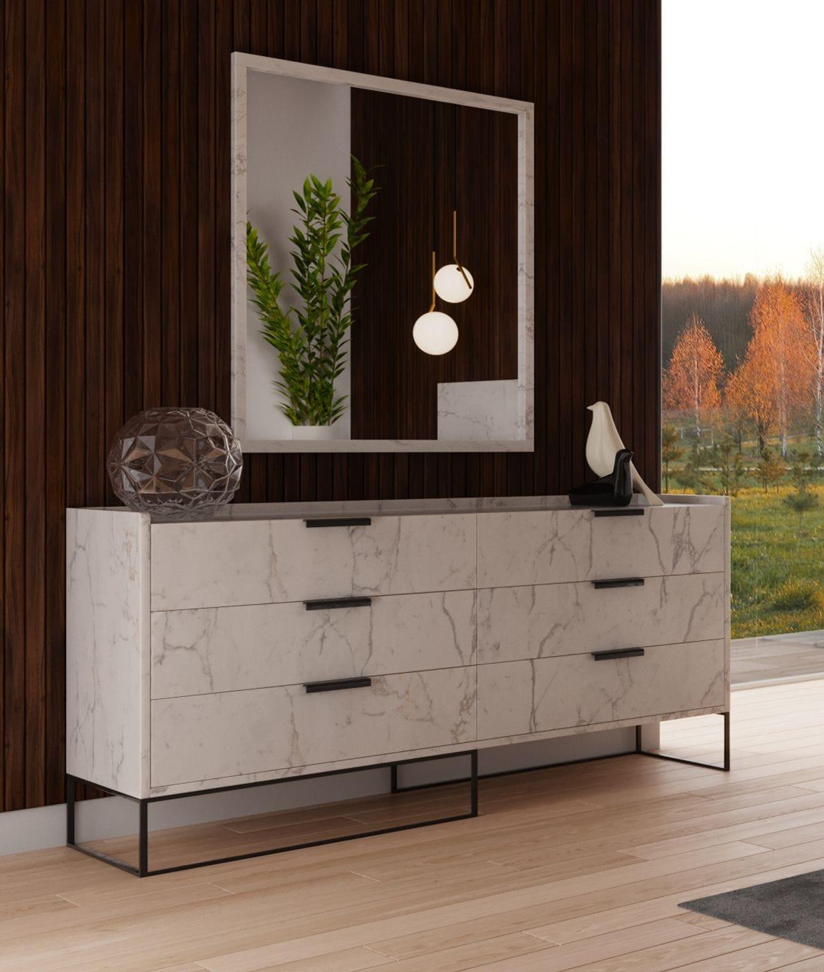 Nova Domus Marbella Italian Modern Marble Dresser