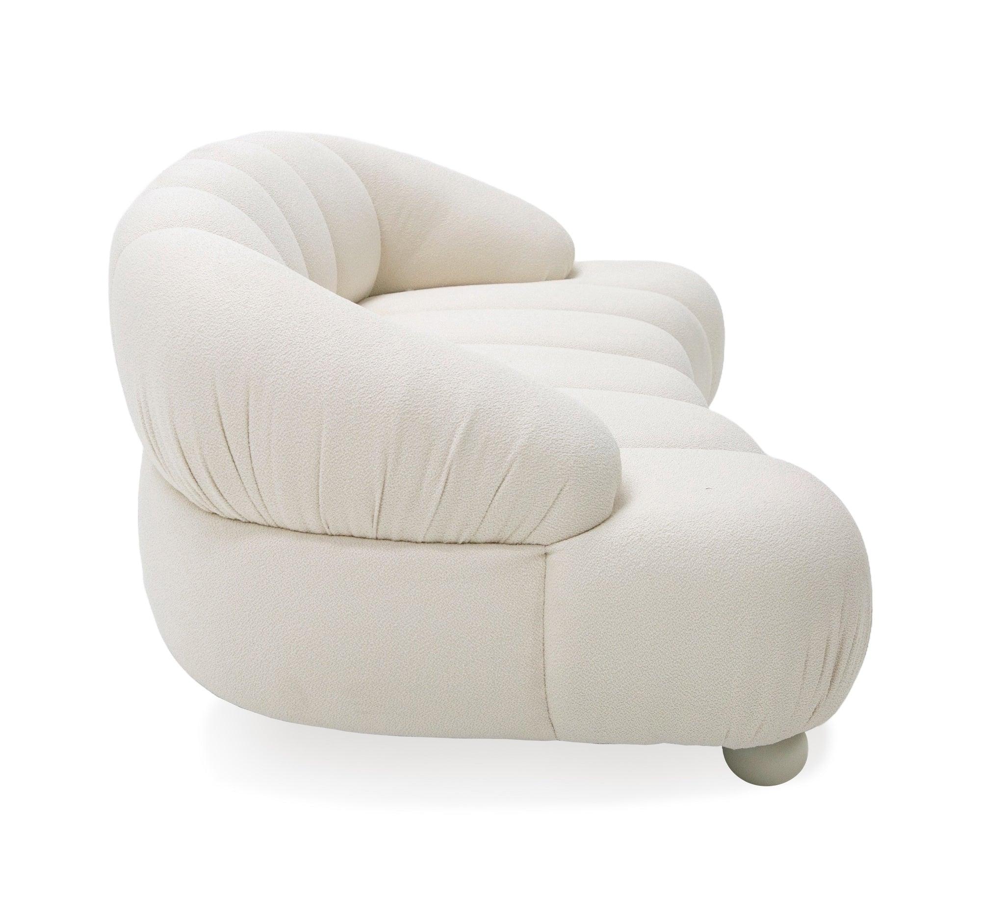 Divani Casa Duran Contemporary Fabric Loveseat Sofa