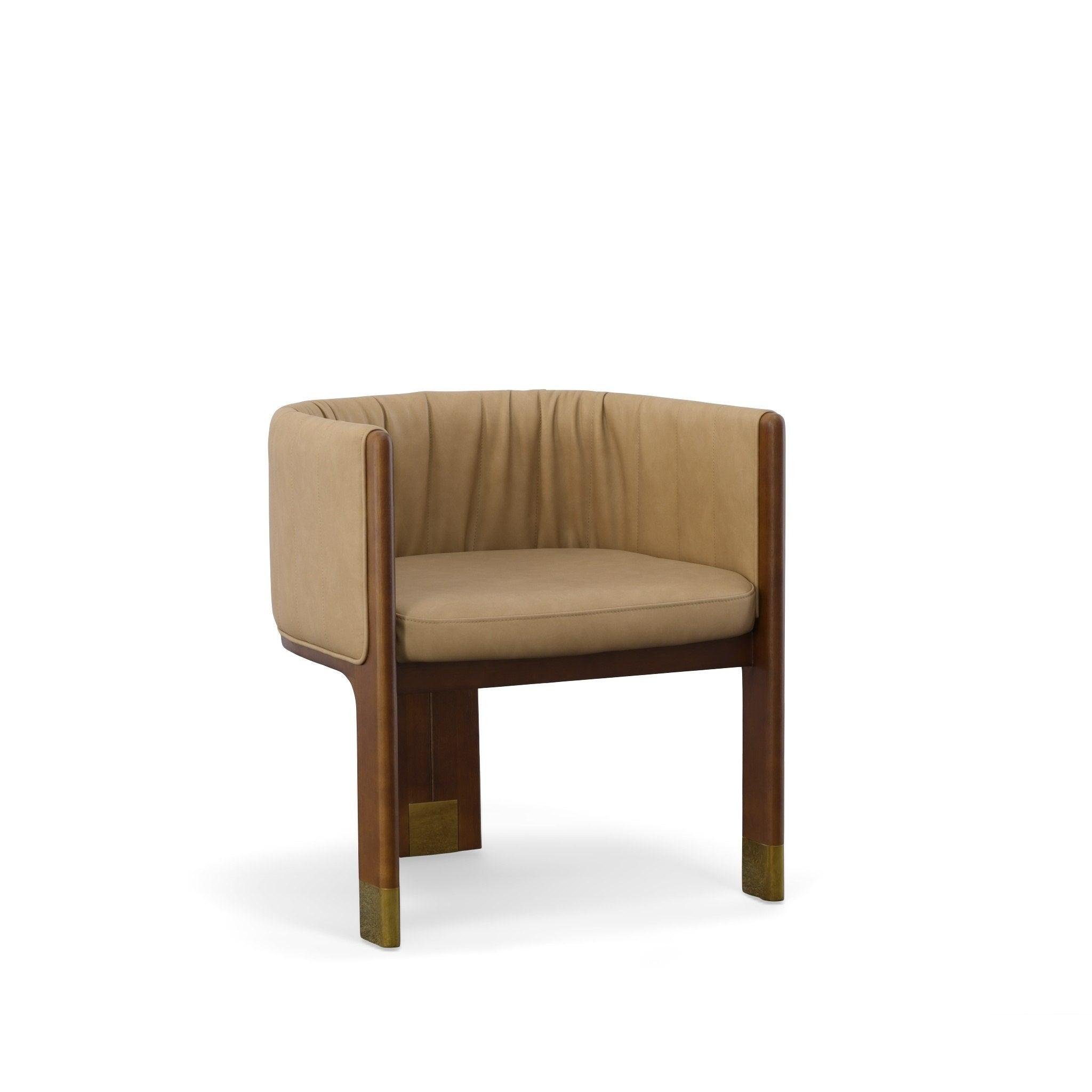 Modrest Elati Vegan Leather Dining Chair