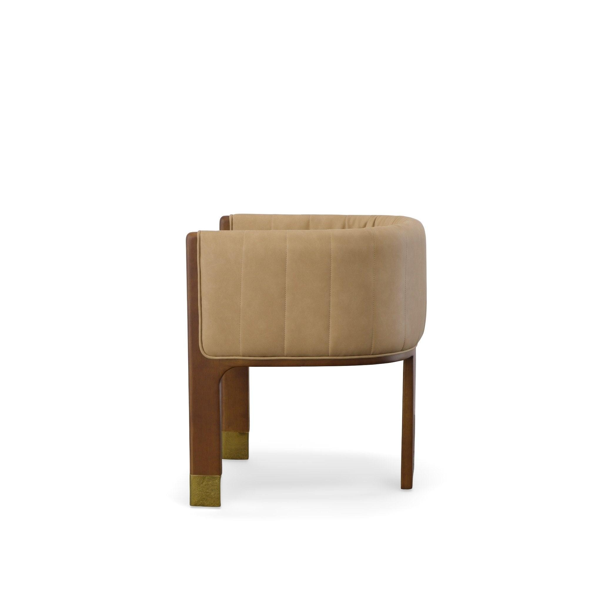 Modrest Elati Vegan Leather Dining Chair