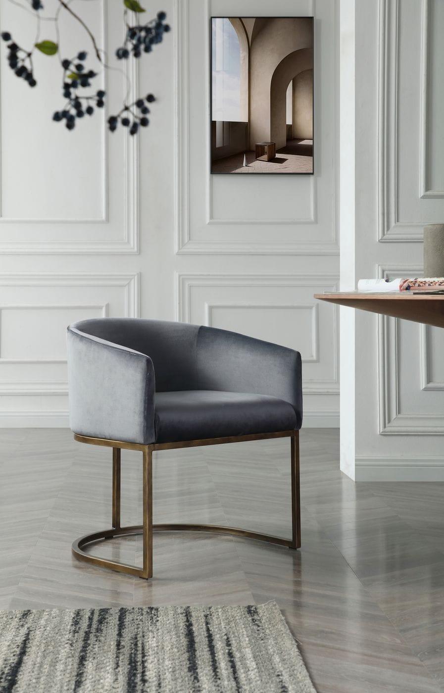 Modrest Elisa Modern Velvet Dining Chair