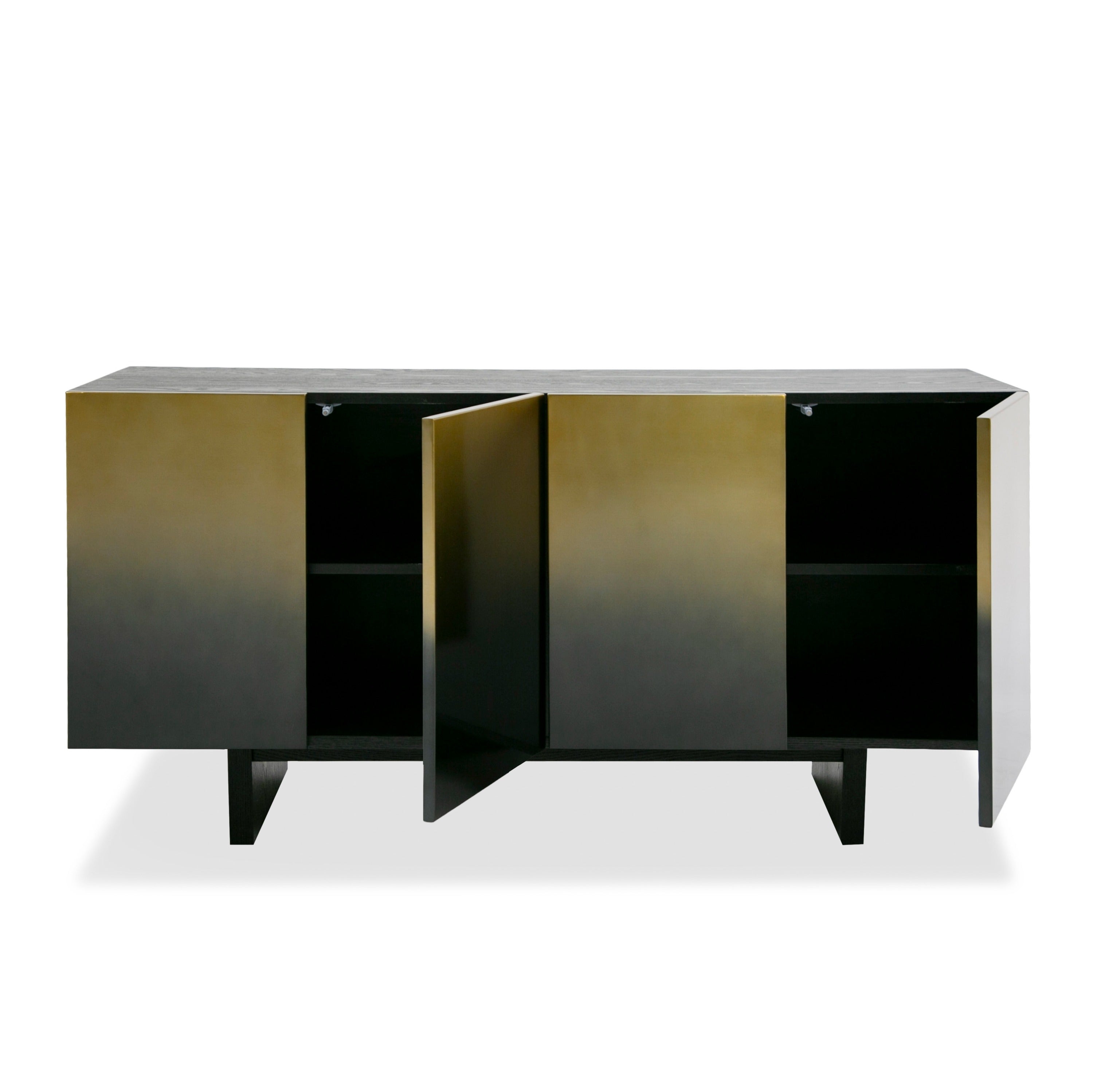 Modrest Elmira Glam Ash Gradient Stainless Steel Buffet