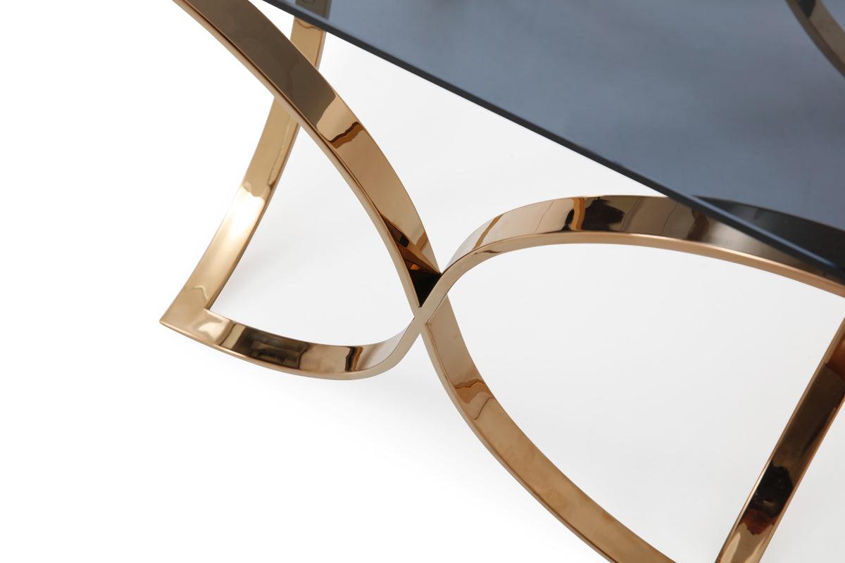 Modrest Reklaw Modern Rosegold End Table