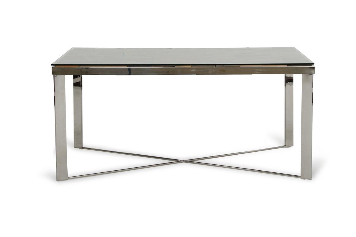 Modrest Santiago Modern Rectangular Wood Mosaic Dining Table