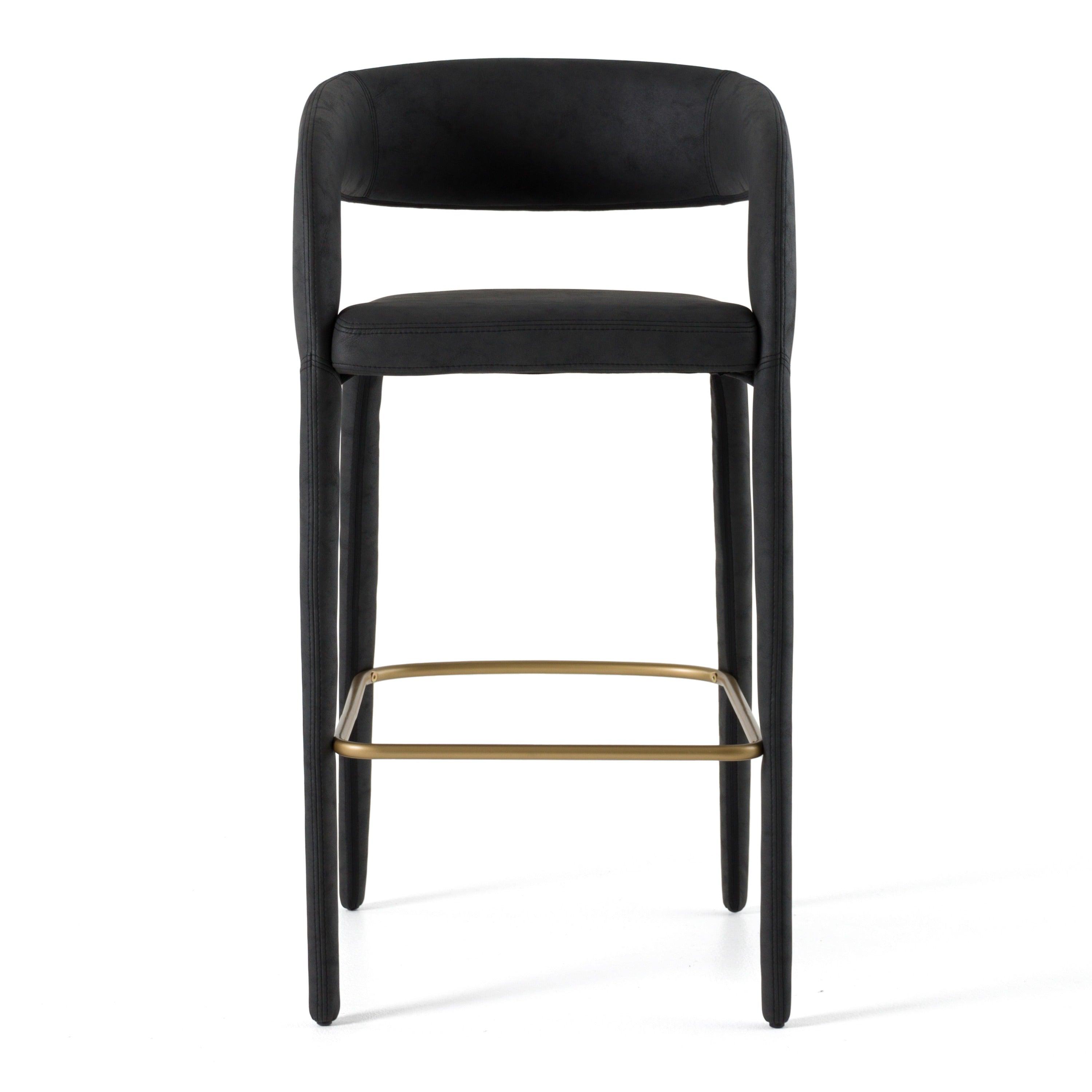 Modrest Faerron Modern Leatherette Bar Chair