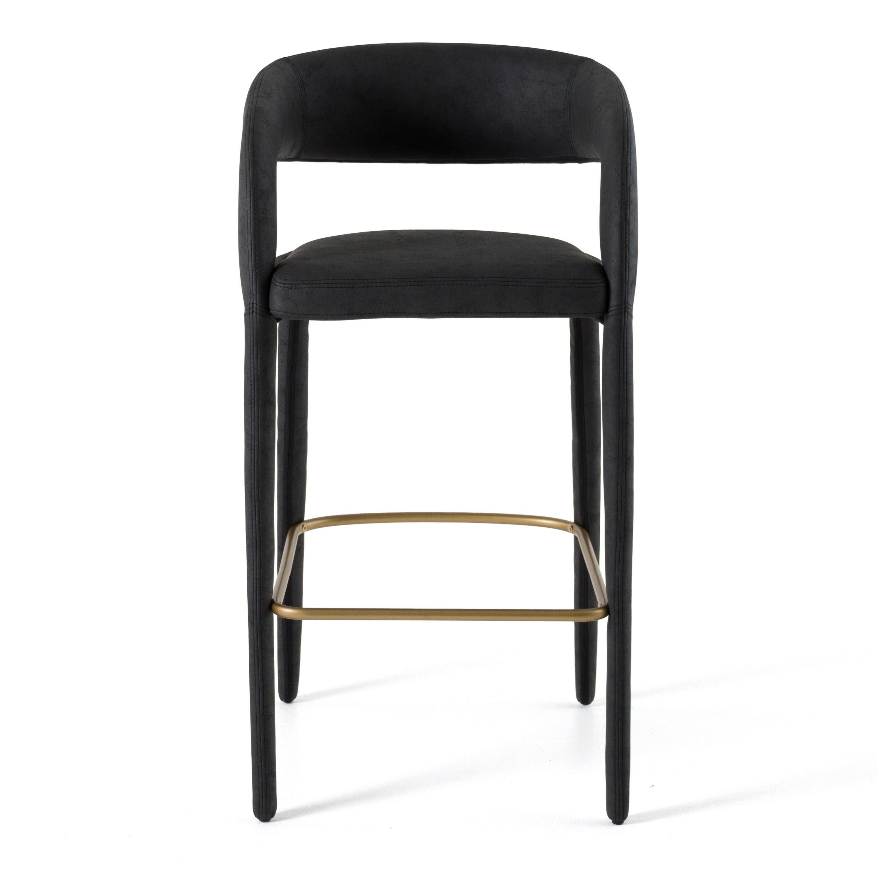 Modrest Faerron Modern Leatherette Bar Chair