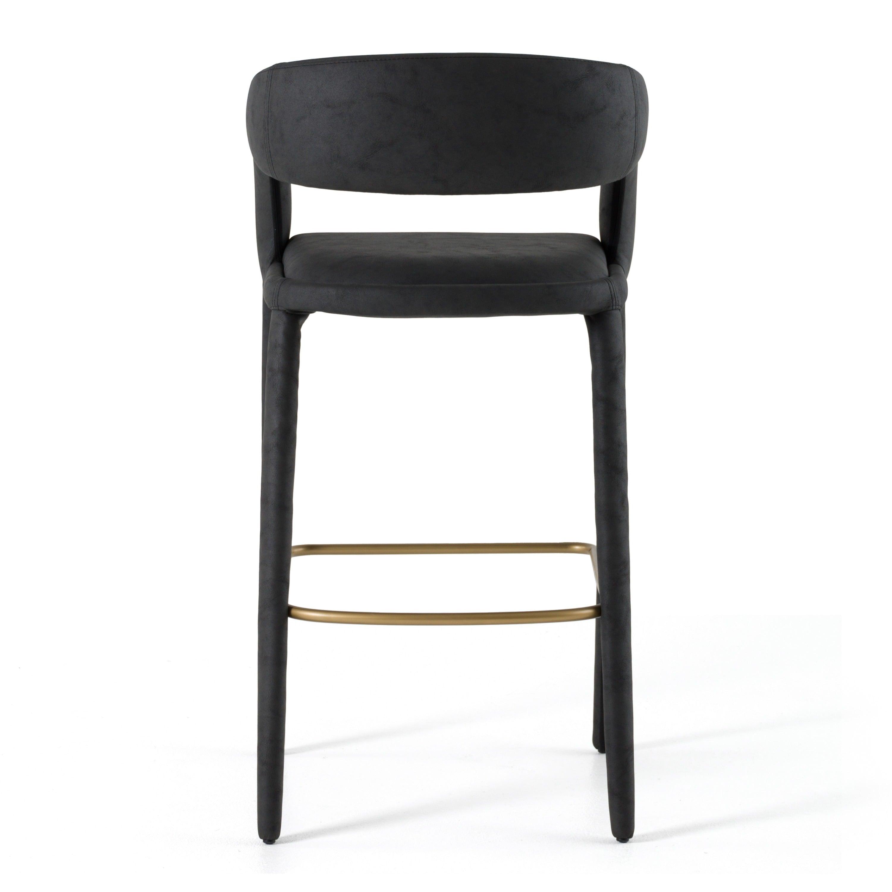 Modrest Faerron Modern Leatherette Bar Chair