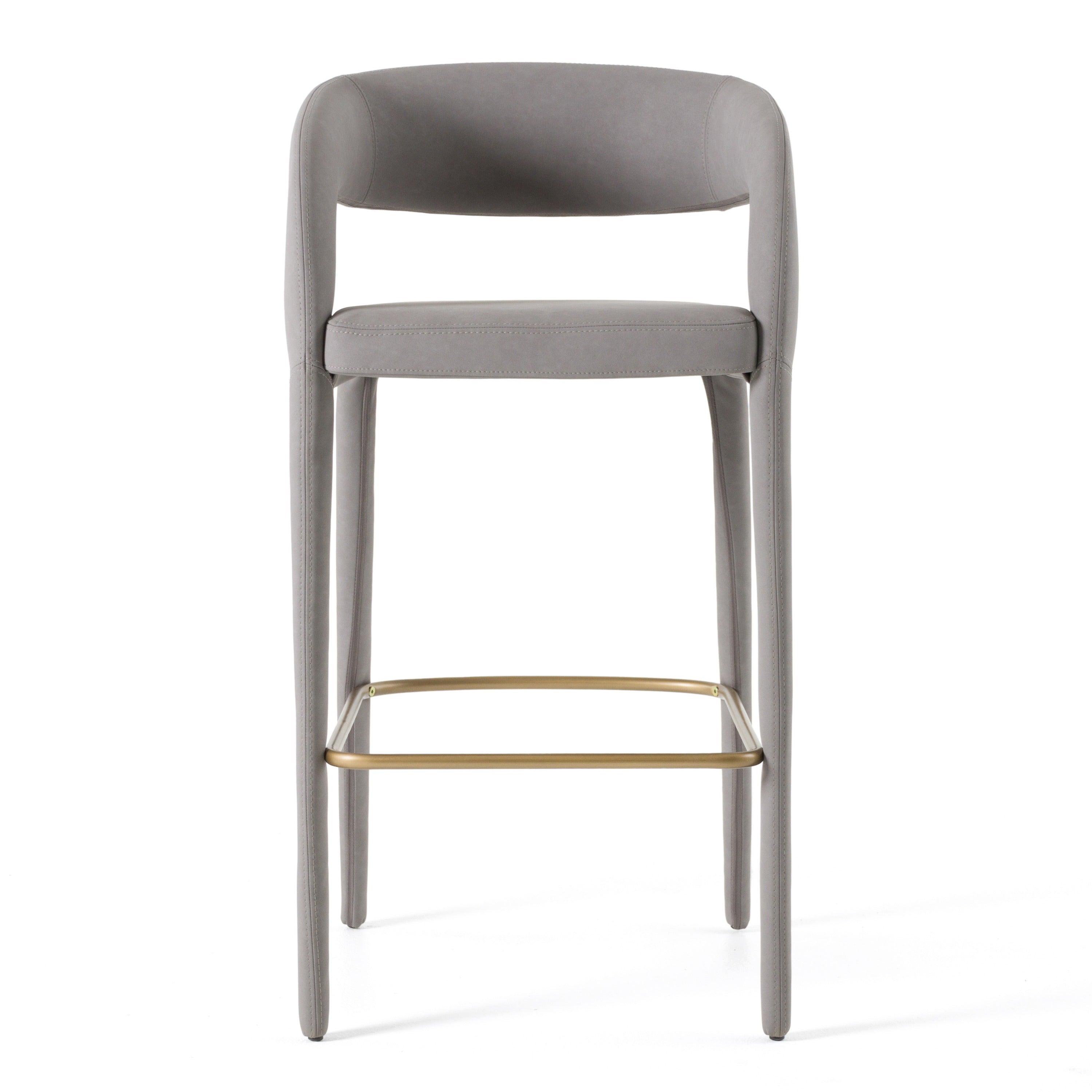 Modrest Faerron Modern Leatherette Bar Chair