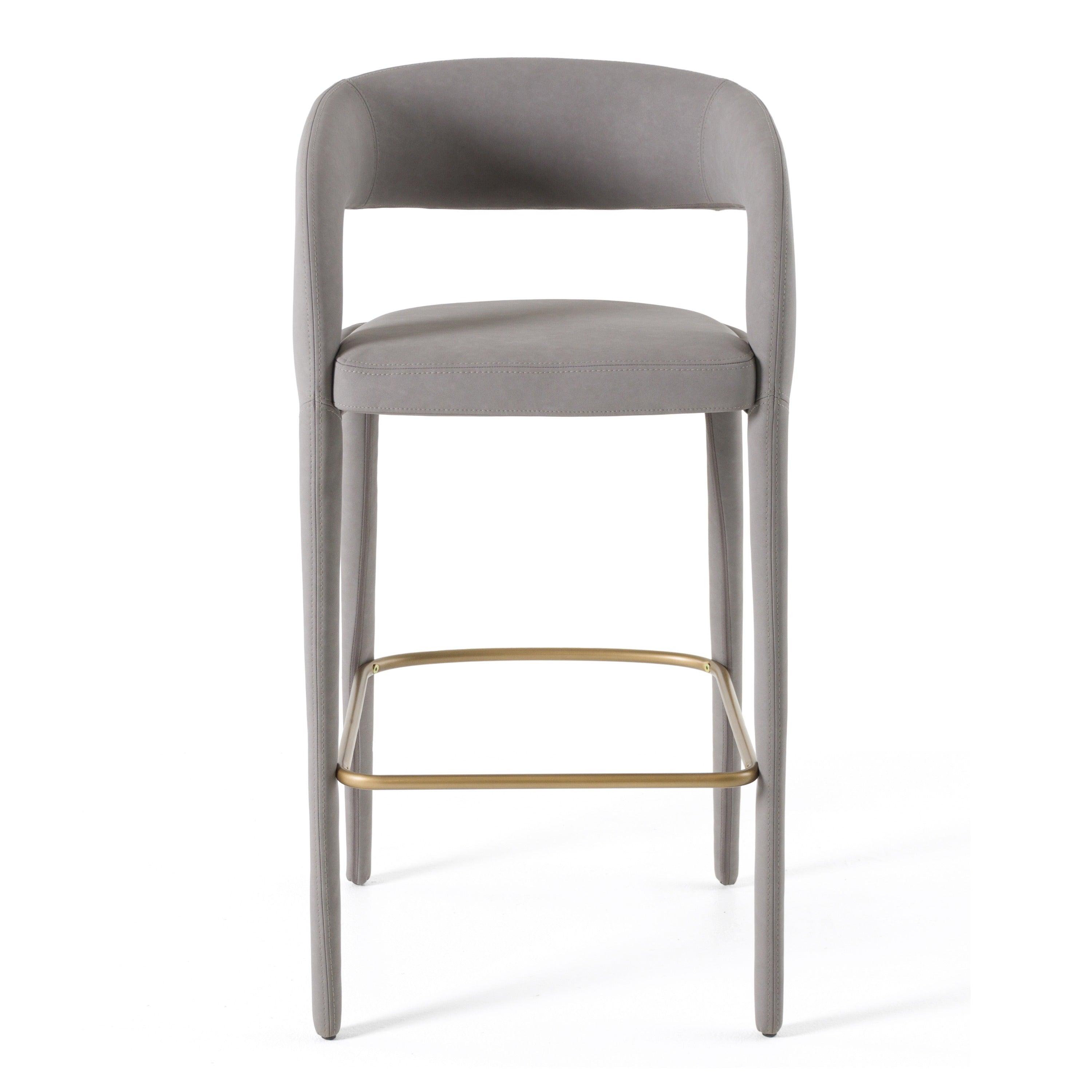 Modrest Faerron Modern Leatherette Bar Chair