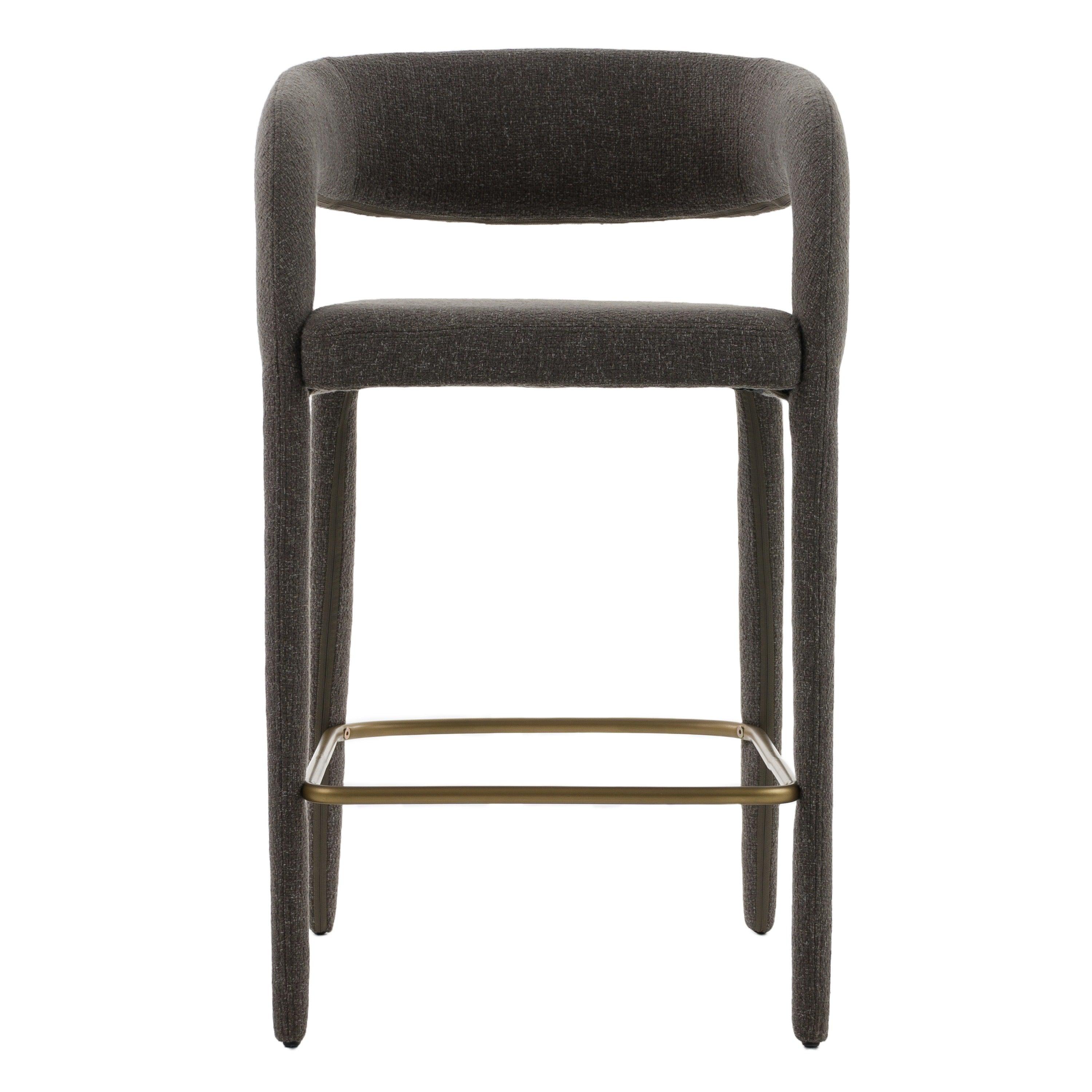 Modrest Faerron Modern Fabric Counter Chair