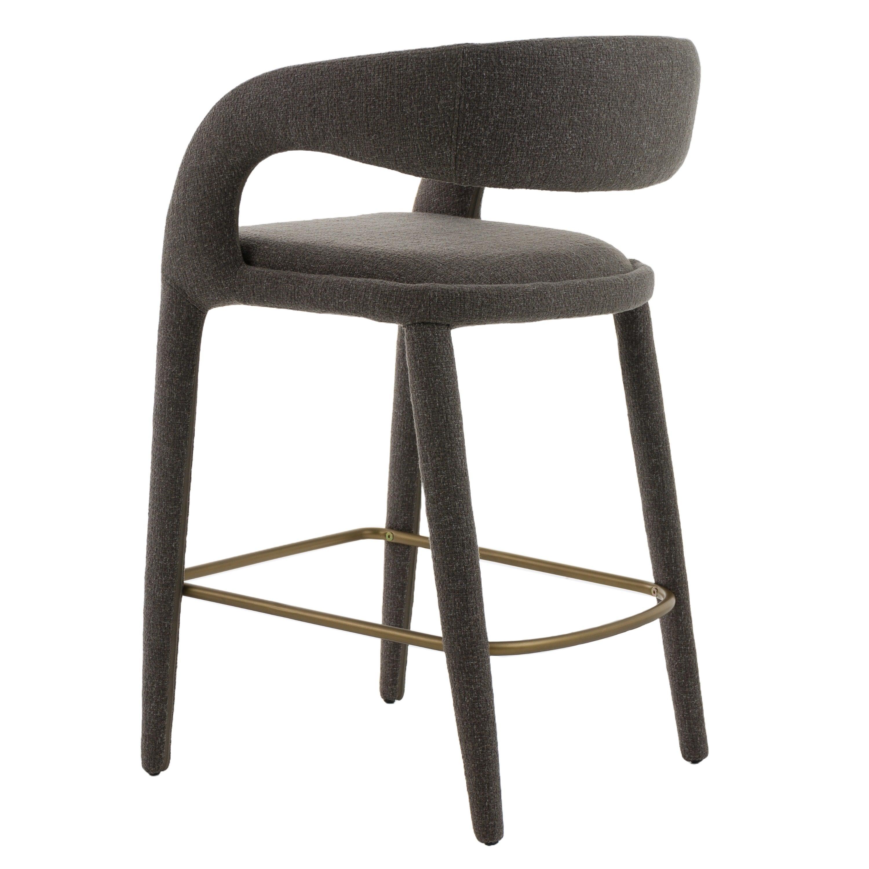 Modrest Faerron Modern Fabric Counter Chair