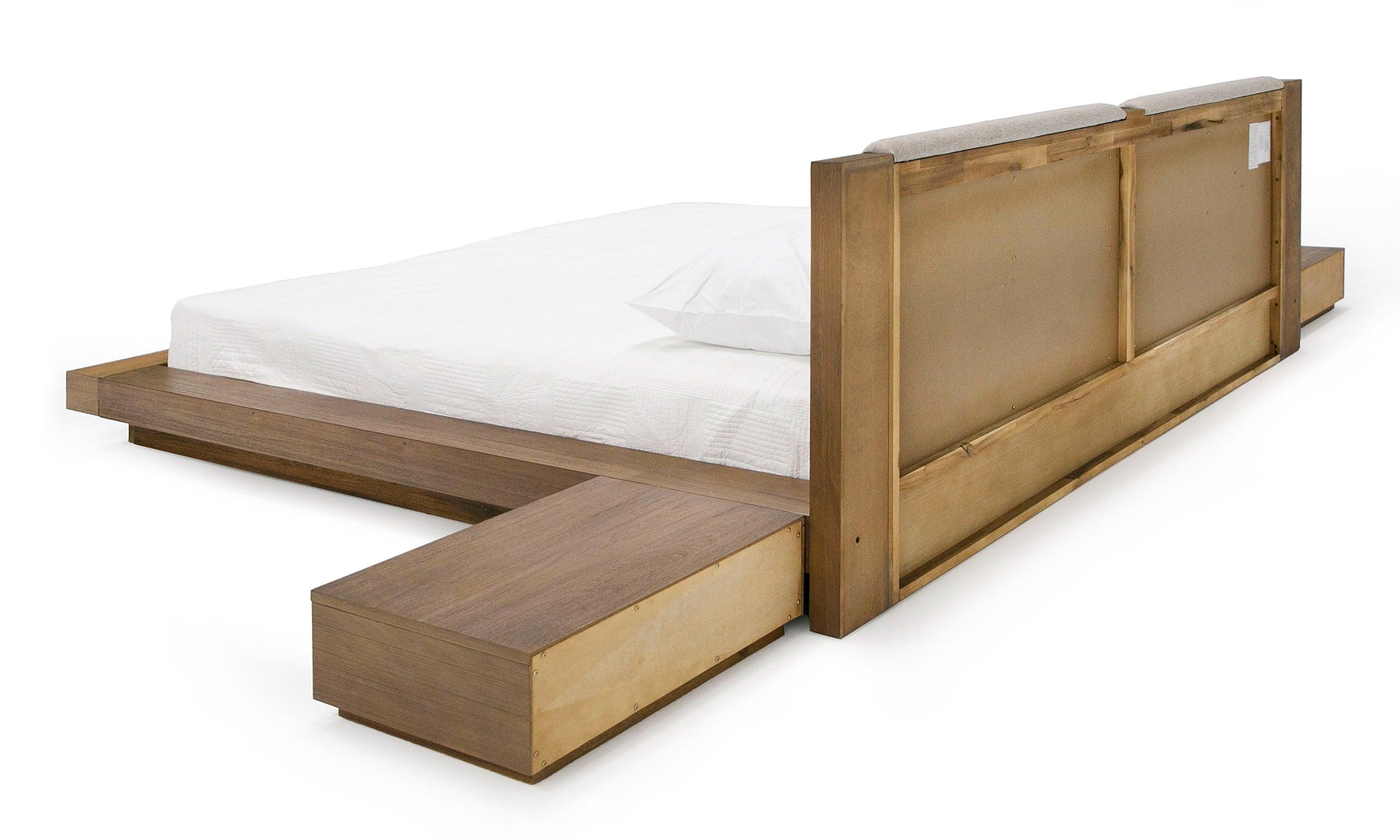 Nova Domus Fantasia Contemporary Bed with Two Nightstands