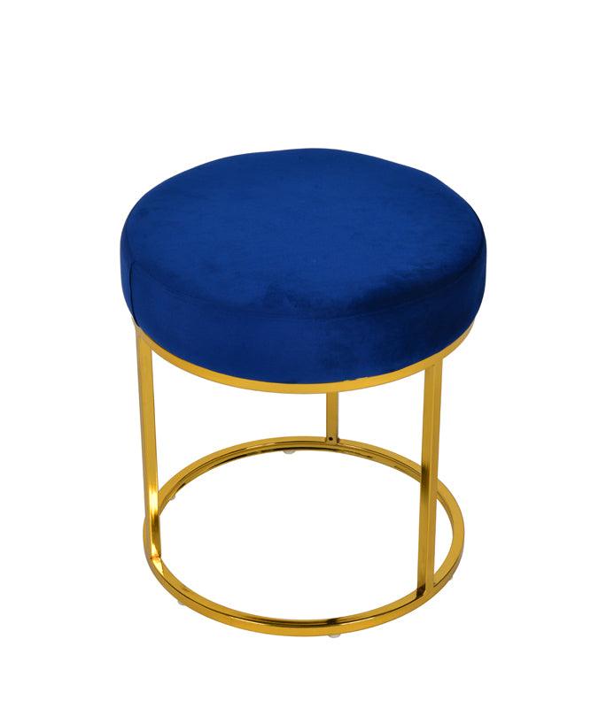 Modrest Elmont Modern Velvet Stool Ottoman