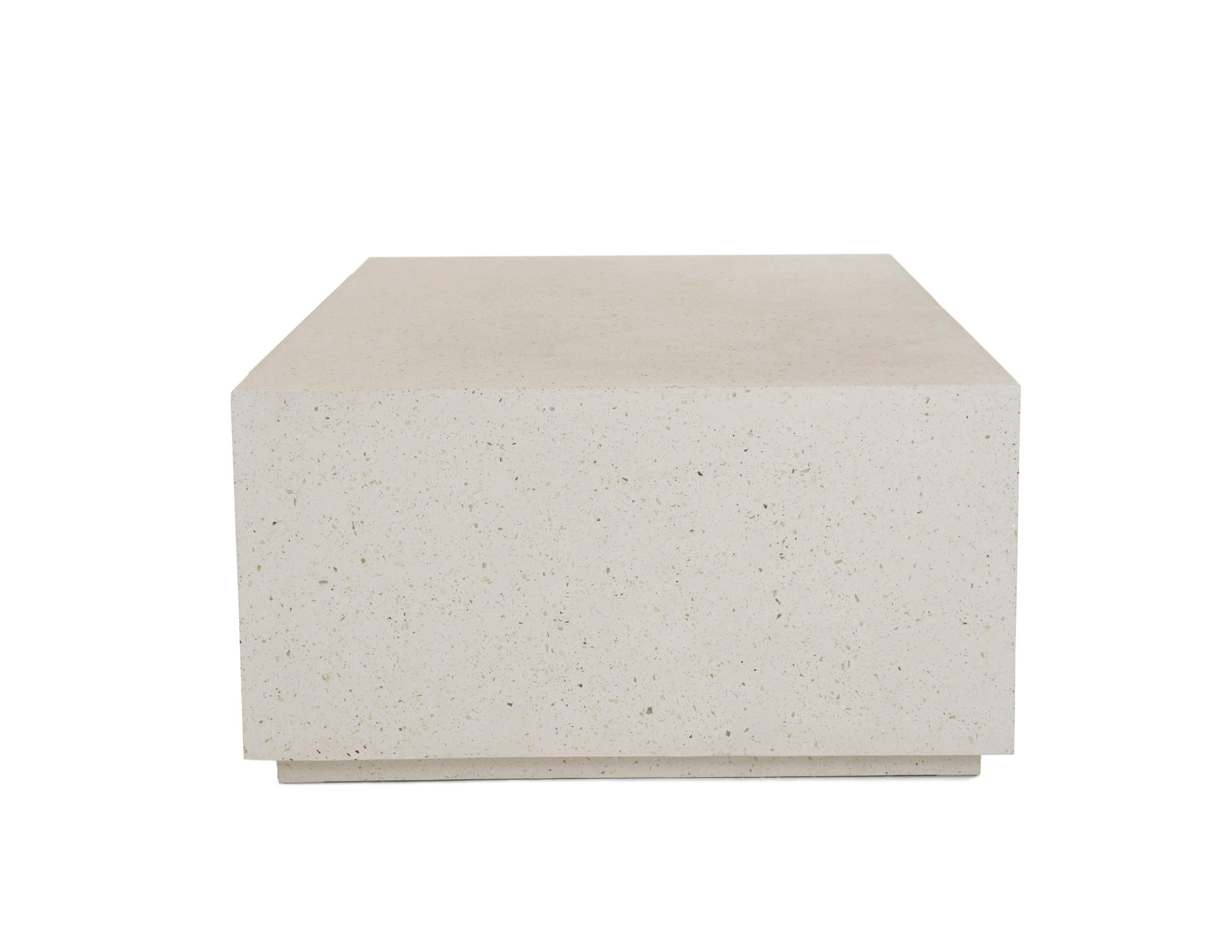 Modrest Fresno Modern Terrazzo Concrete Coffee Table