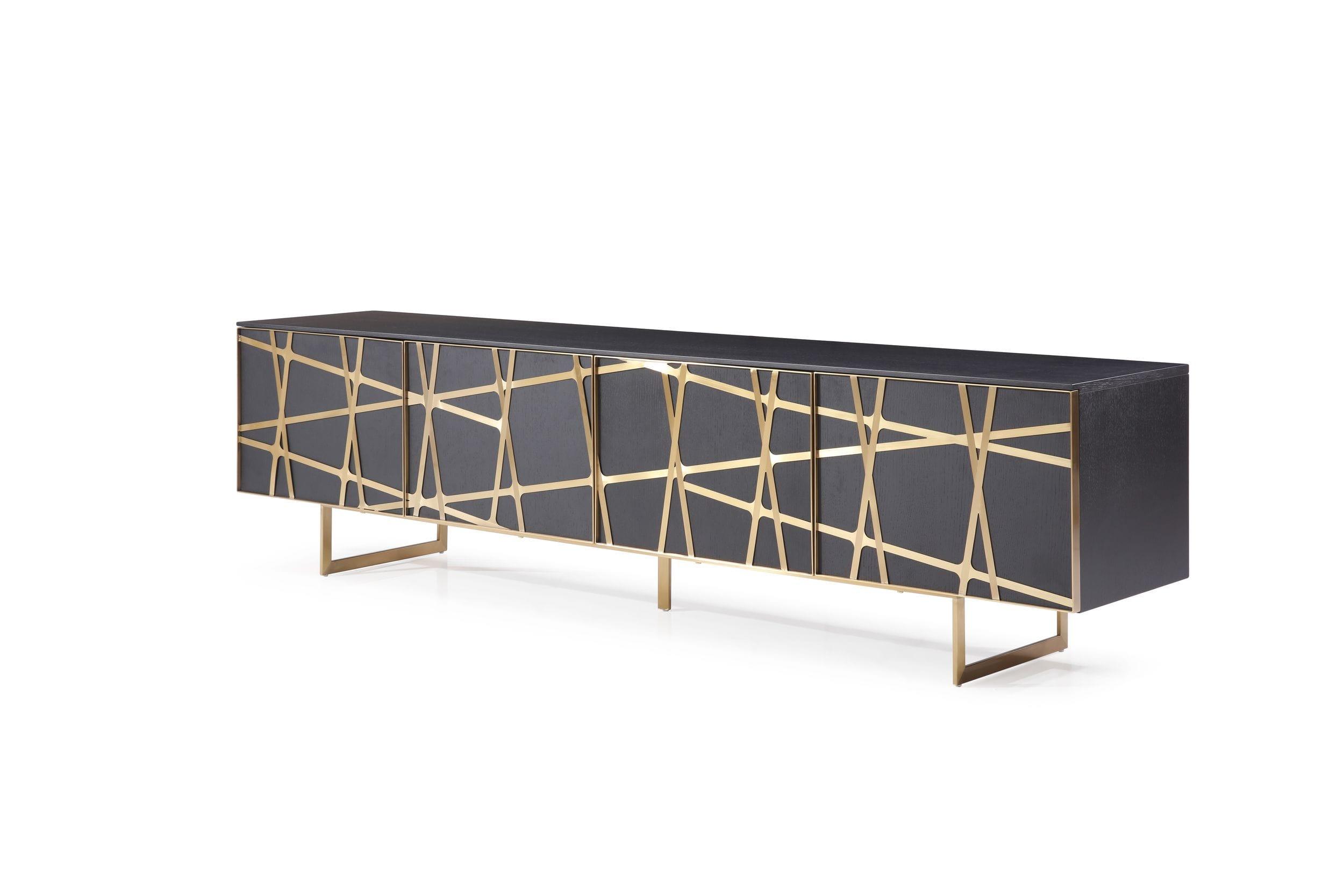 Modrest Kilson Modern Champagne TV Stand