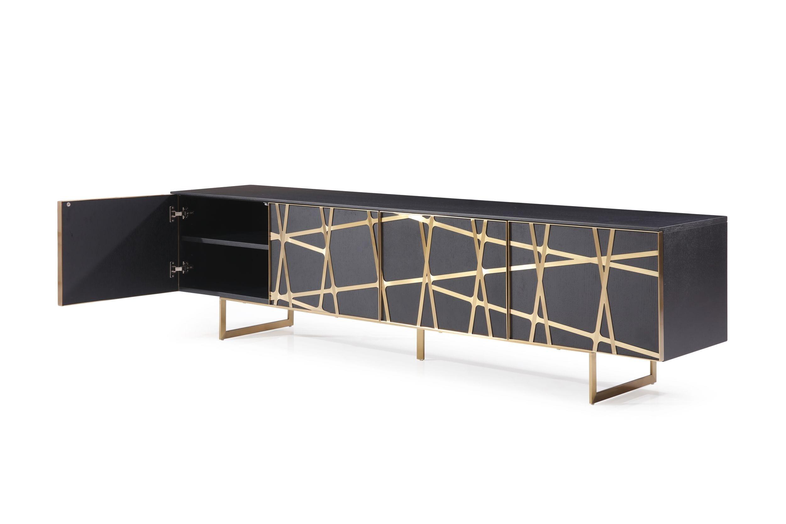 Modrest Kilson Modern Champagne TV Stand