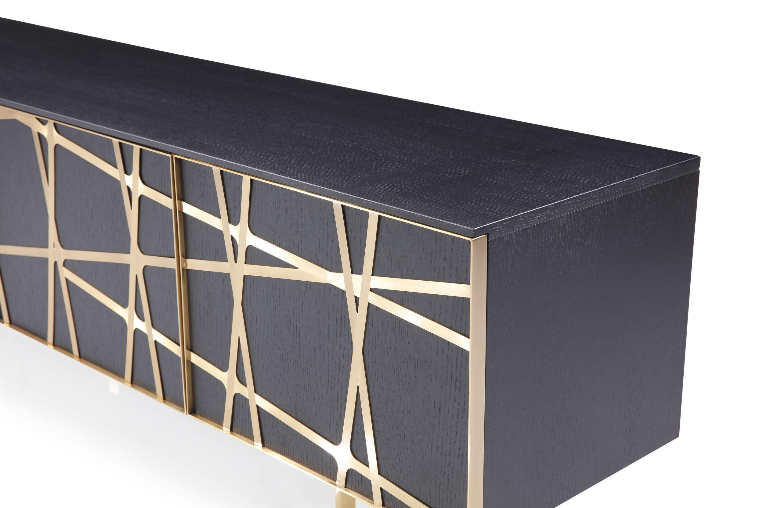 Modrest Kilson Modern Champagne TV Stand