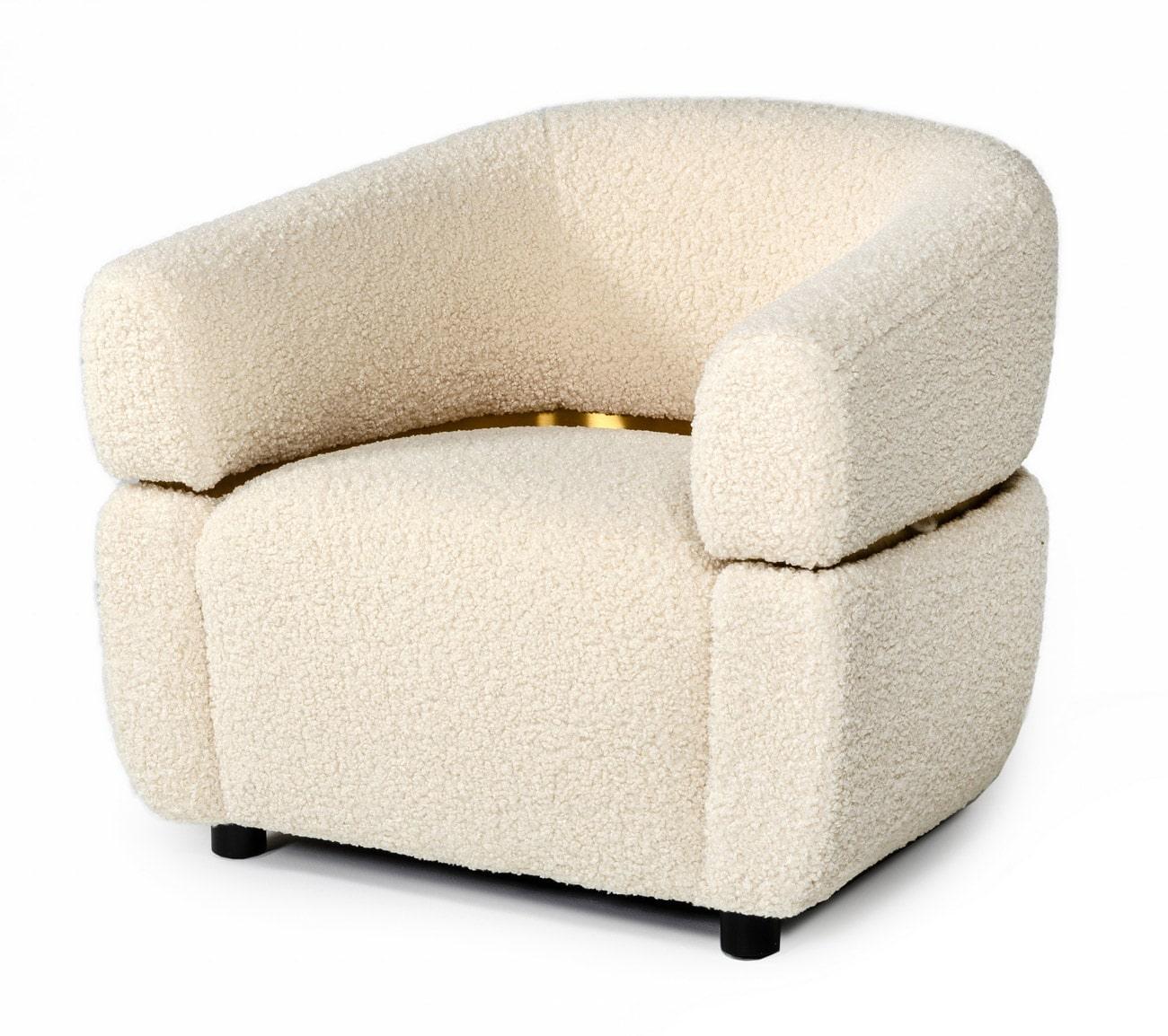 Divani Casa Gannet Glam Fabric Chair