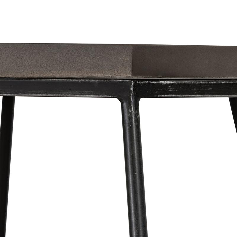 Modrest Tartan Modern Concrete Metal End Table