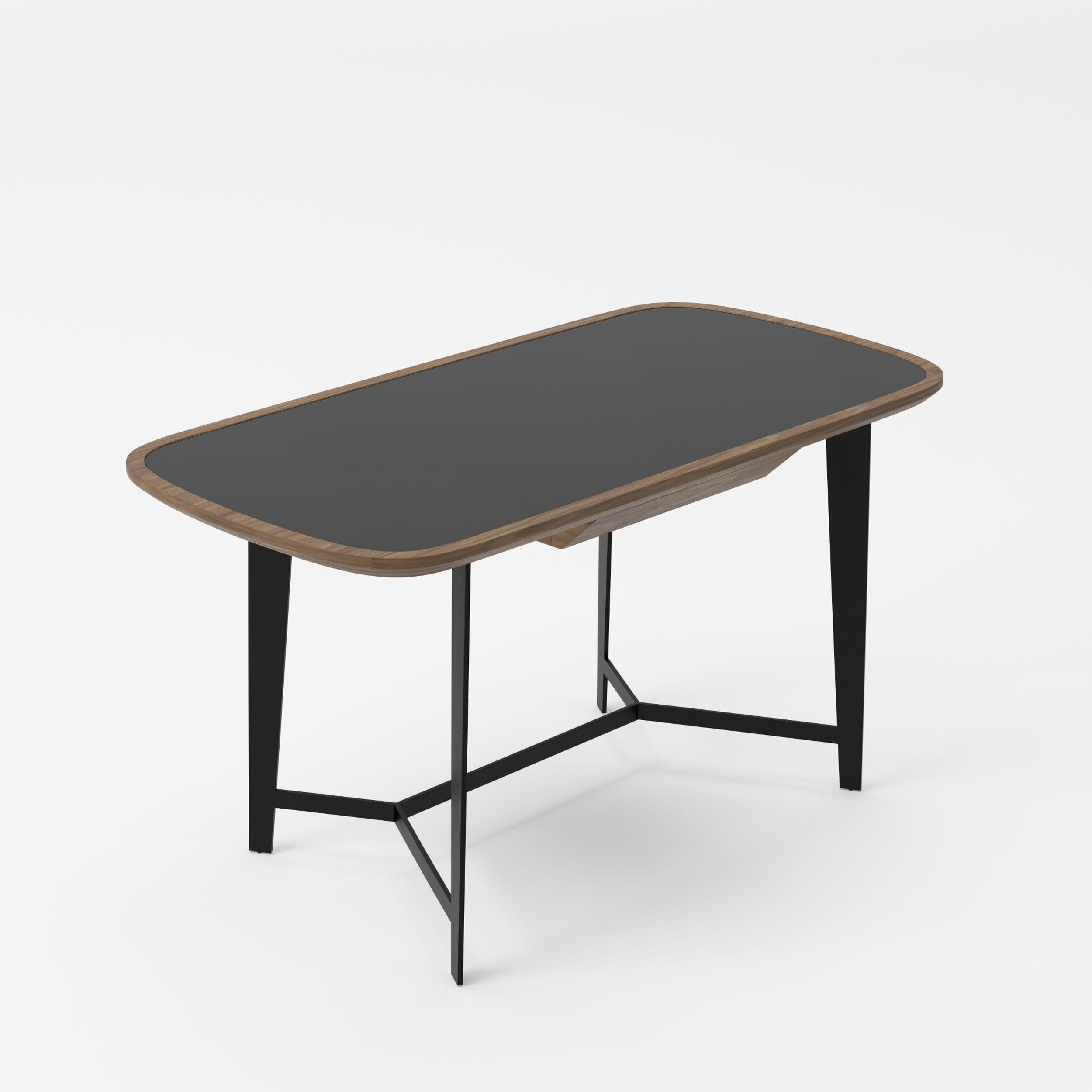 Modrest Girard Modern Glass Desk