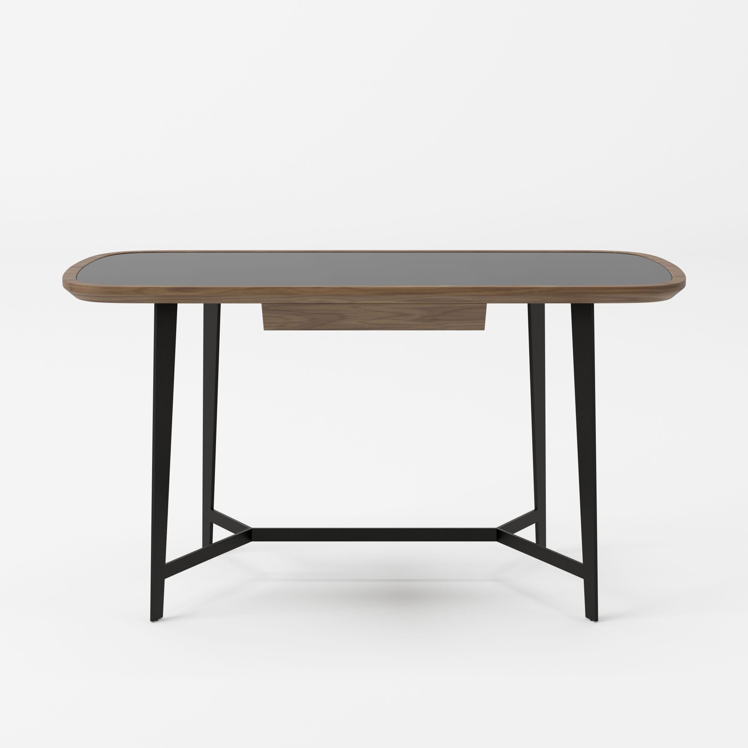 Modrest Girard Modern Glass Desk