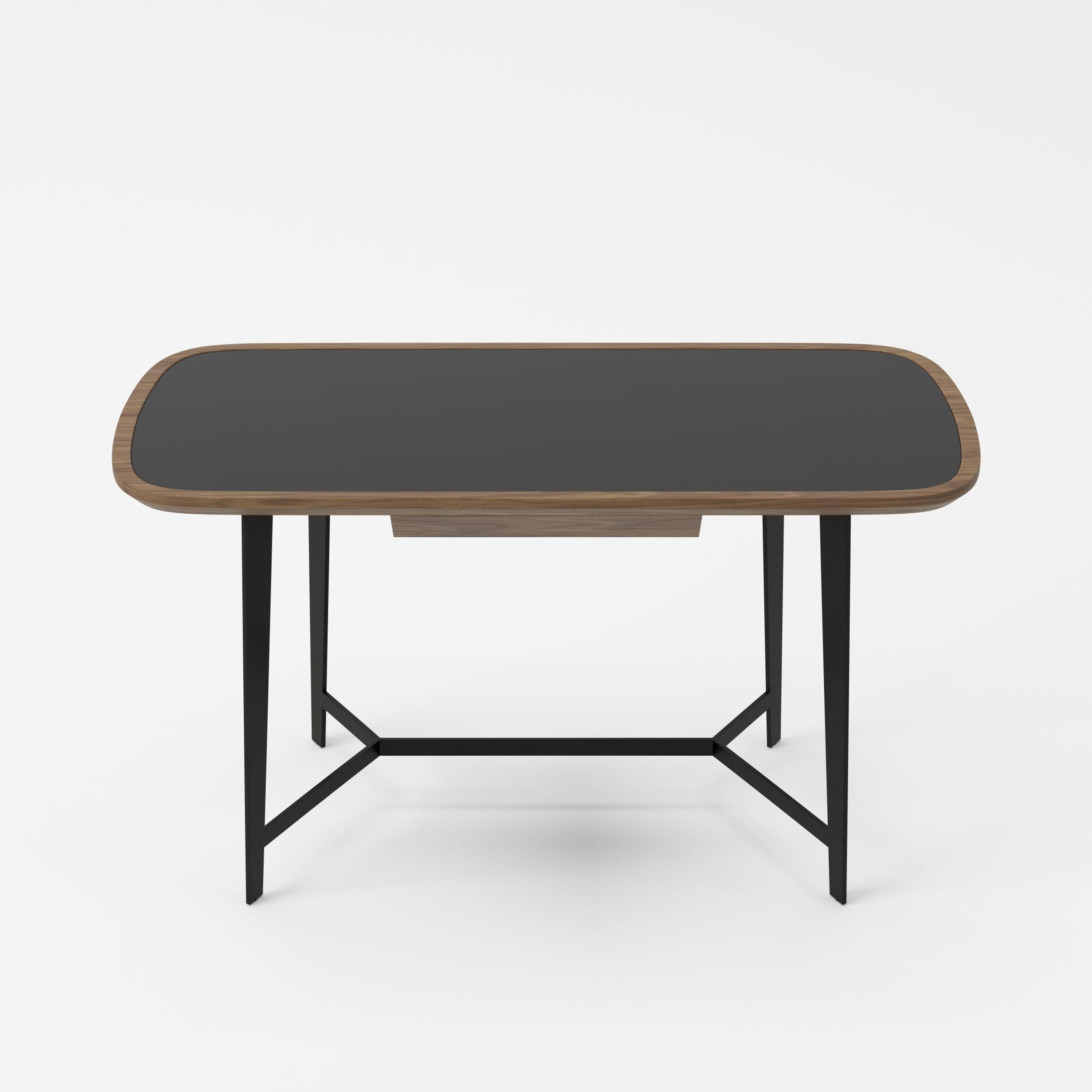 Modrest Girard Modern Glass Desk