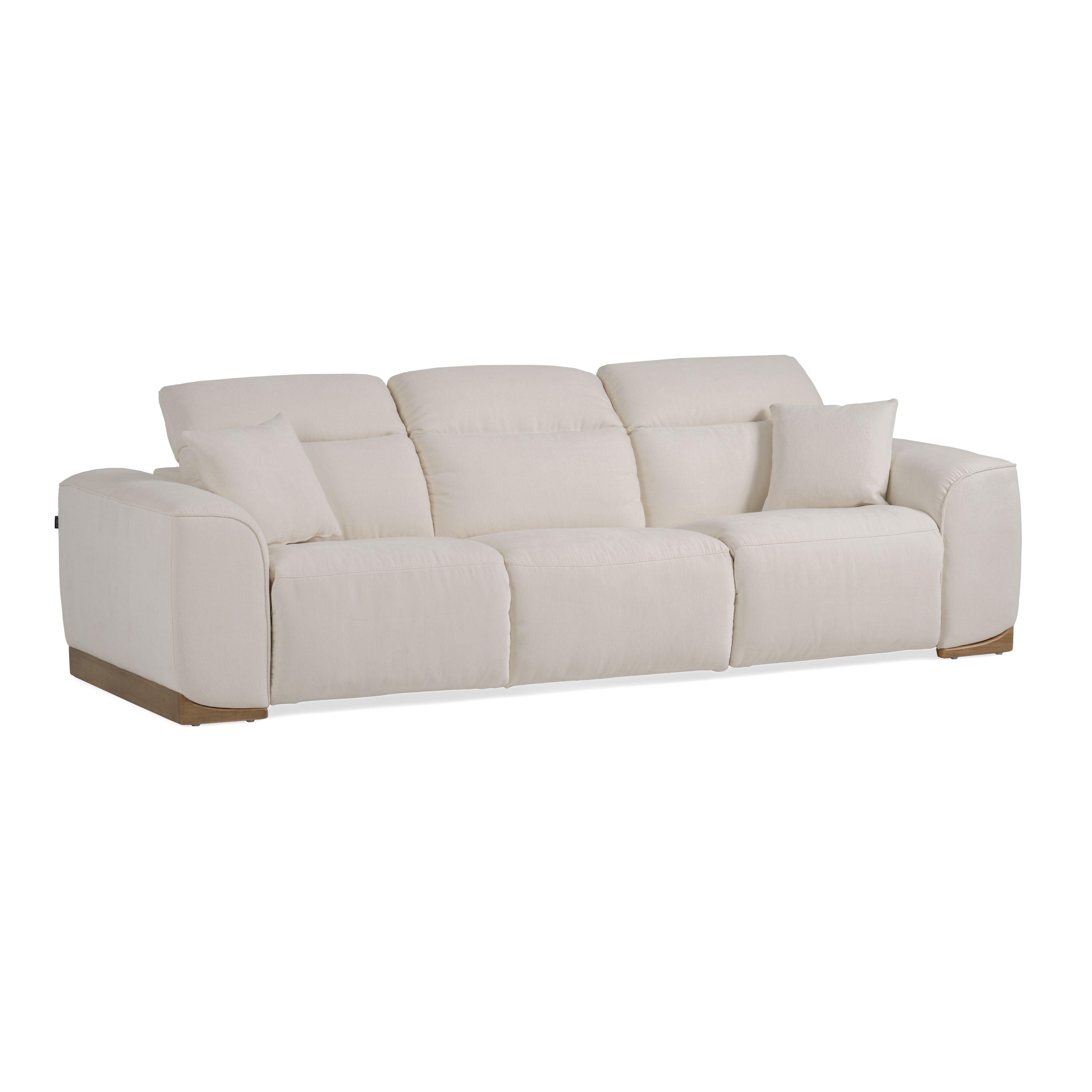 Divani Casa Hagerty Modern Fabric Sofa With 2 Power Recliners