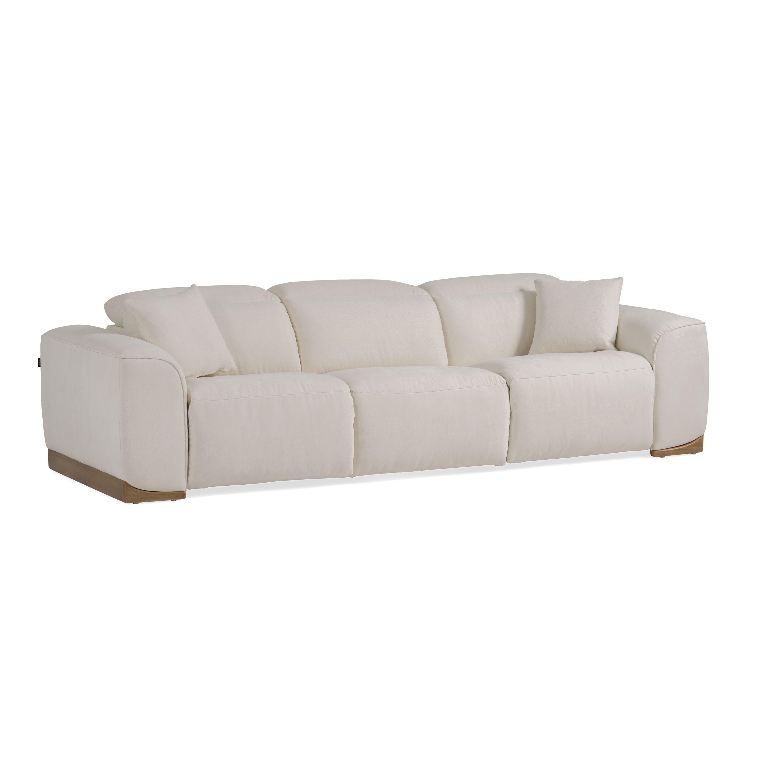 Divani Casa Hagerty Modern Fabric Sofa With 2 Power Recliners