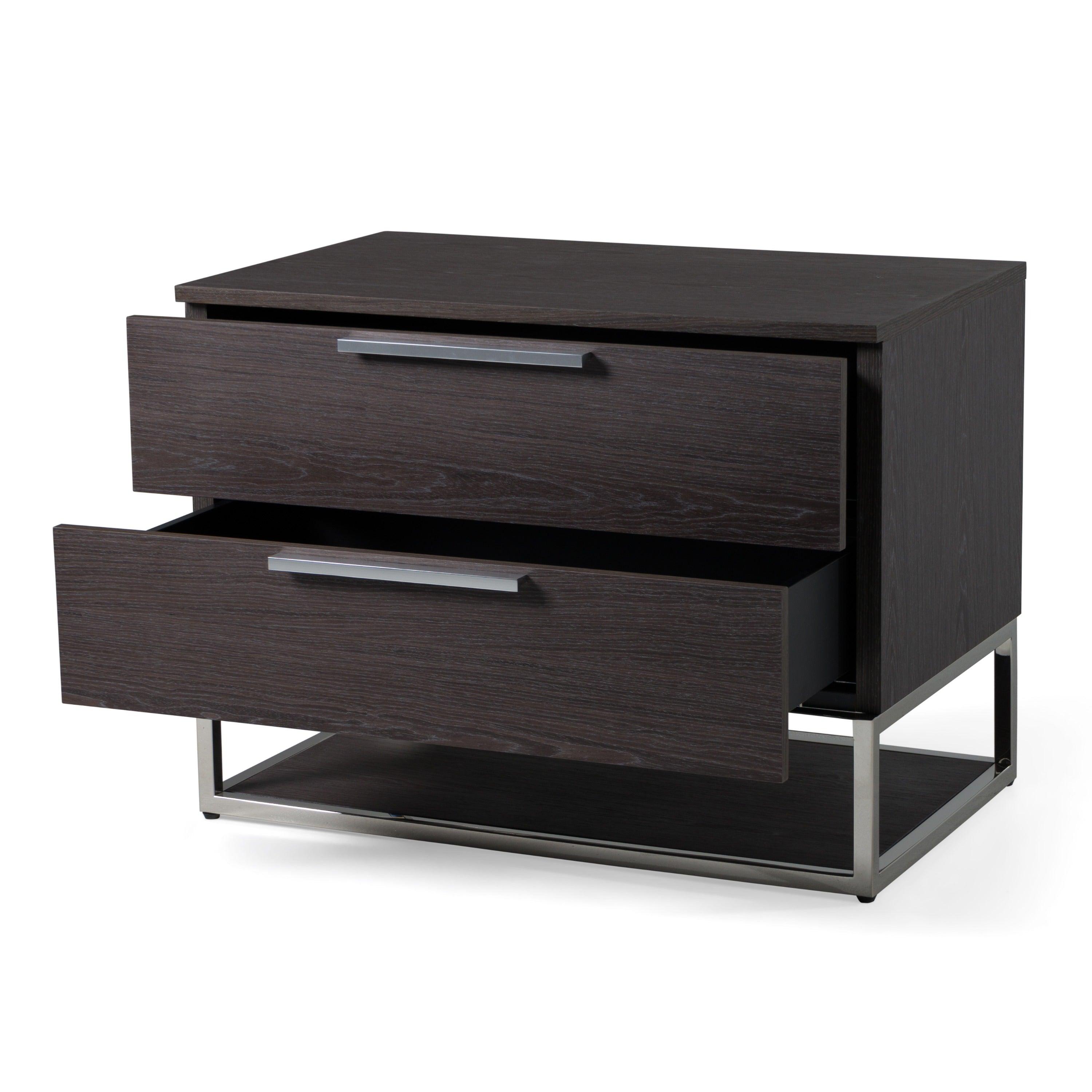 Modrest Helenora Modern Elm Nightstand