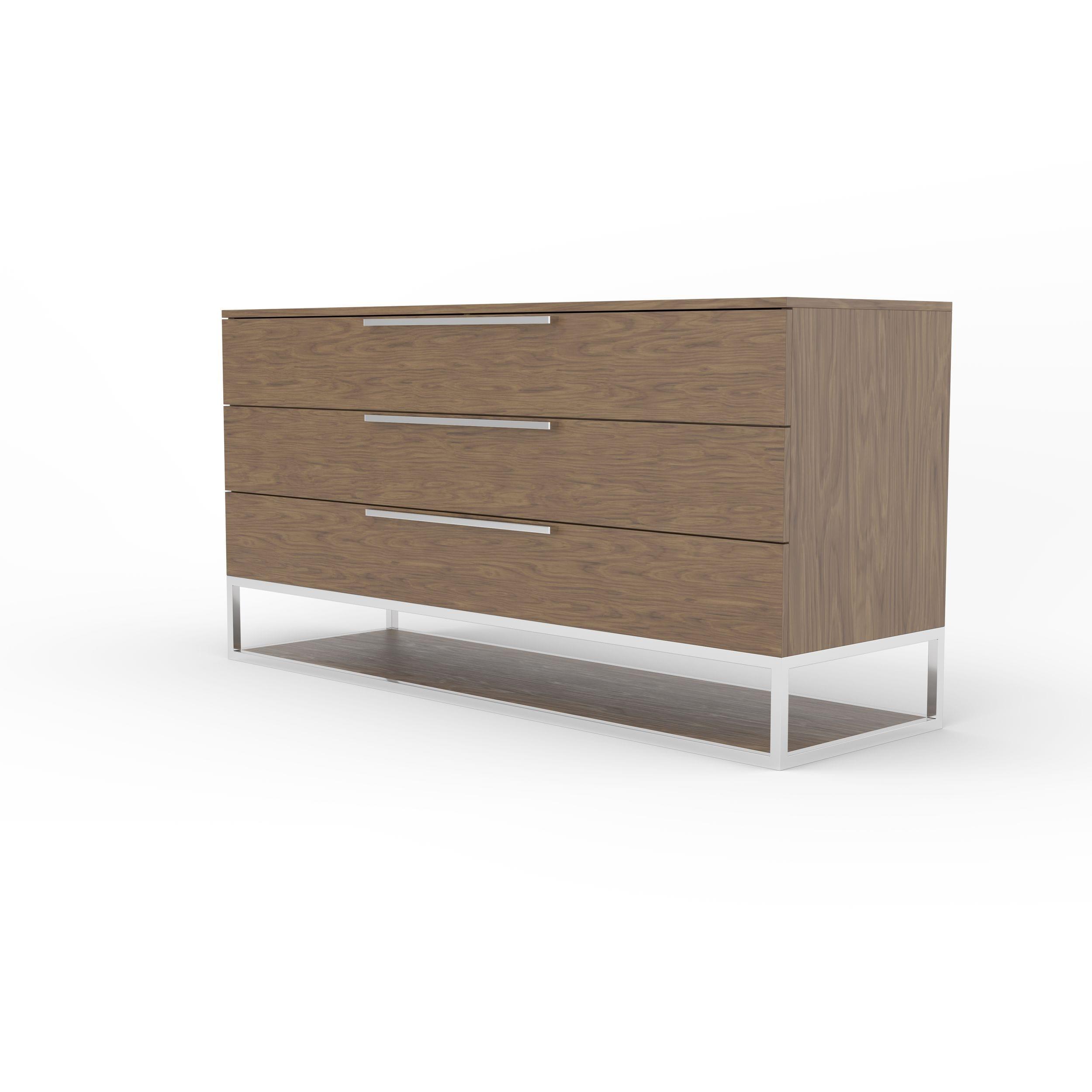 Modrest Heloise Contemporary Stainless Steel Dresser