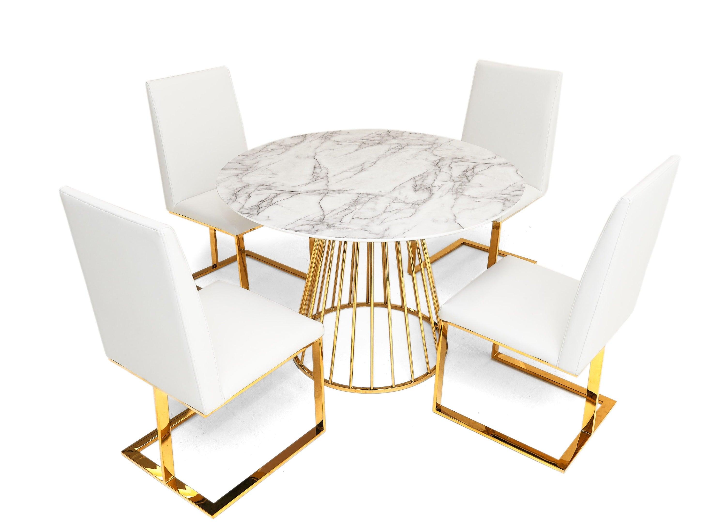 Modrest Holly Modern Round Dining Table