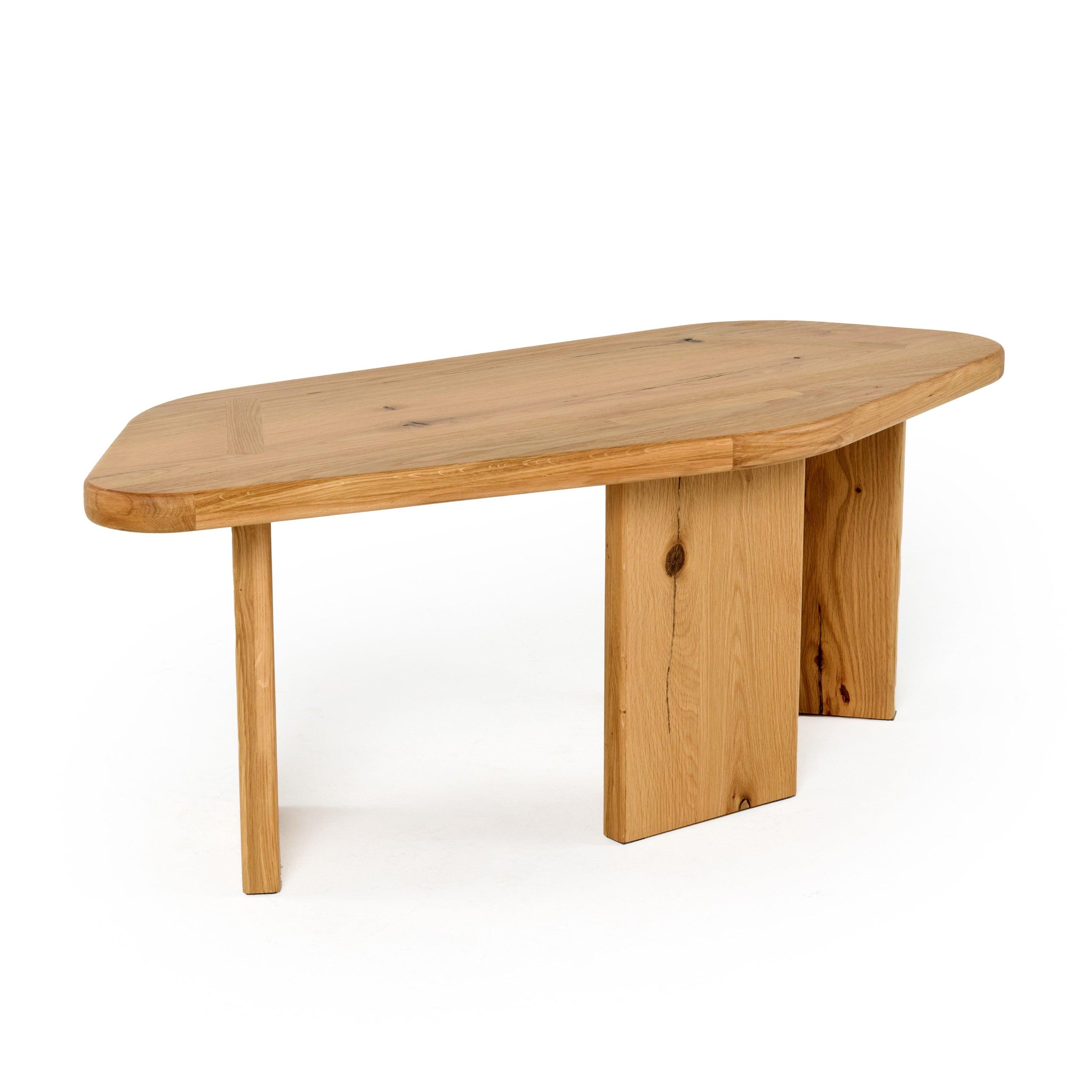 Modrest Jack Modern Natural Wood Coffee Table Set