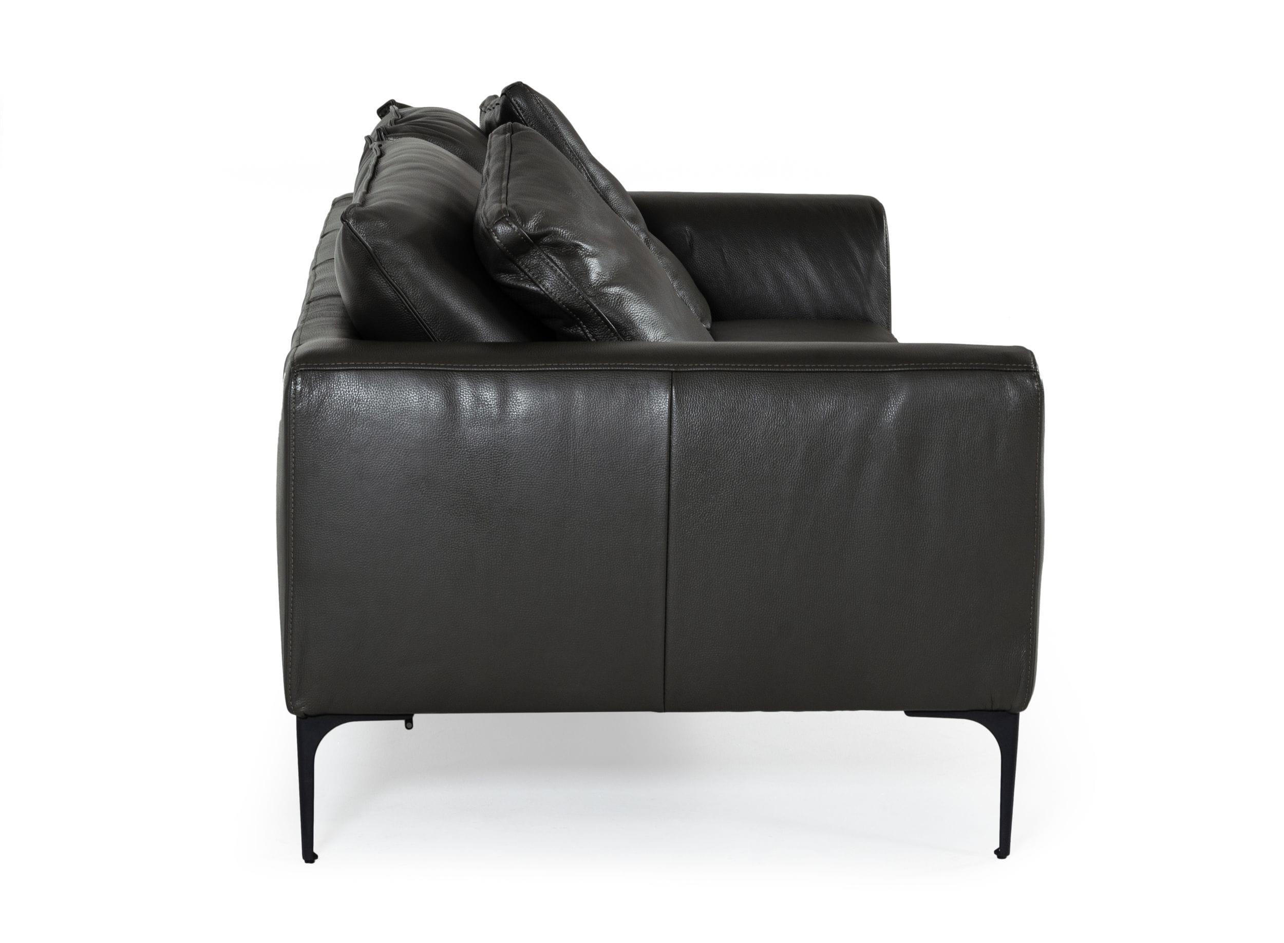 Divani Casa Jacoba Modern Leather Sofa