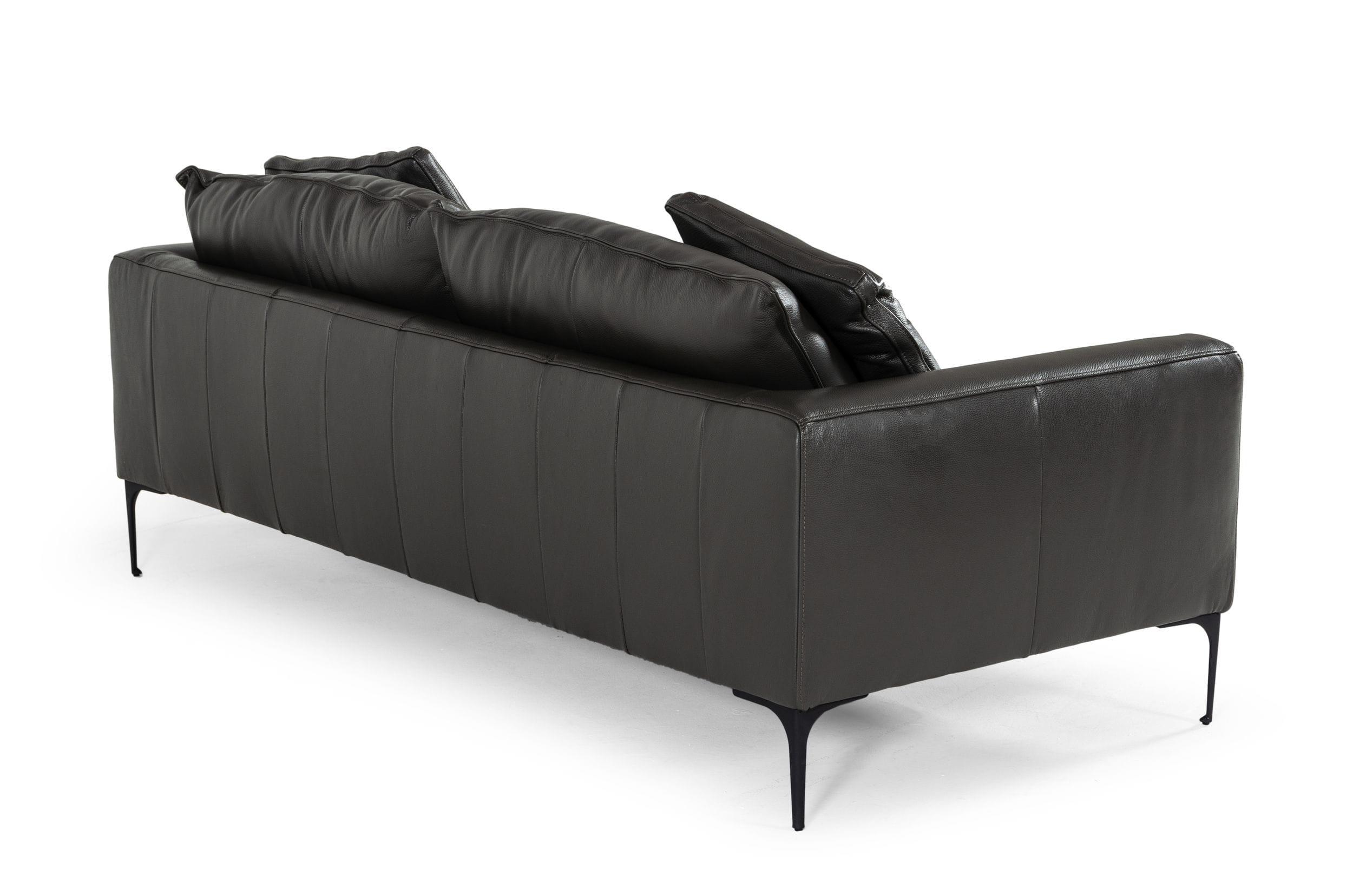 Divani Casa Jacoba Modern Leather Sofa