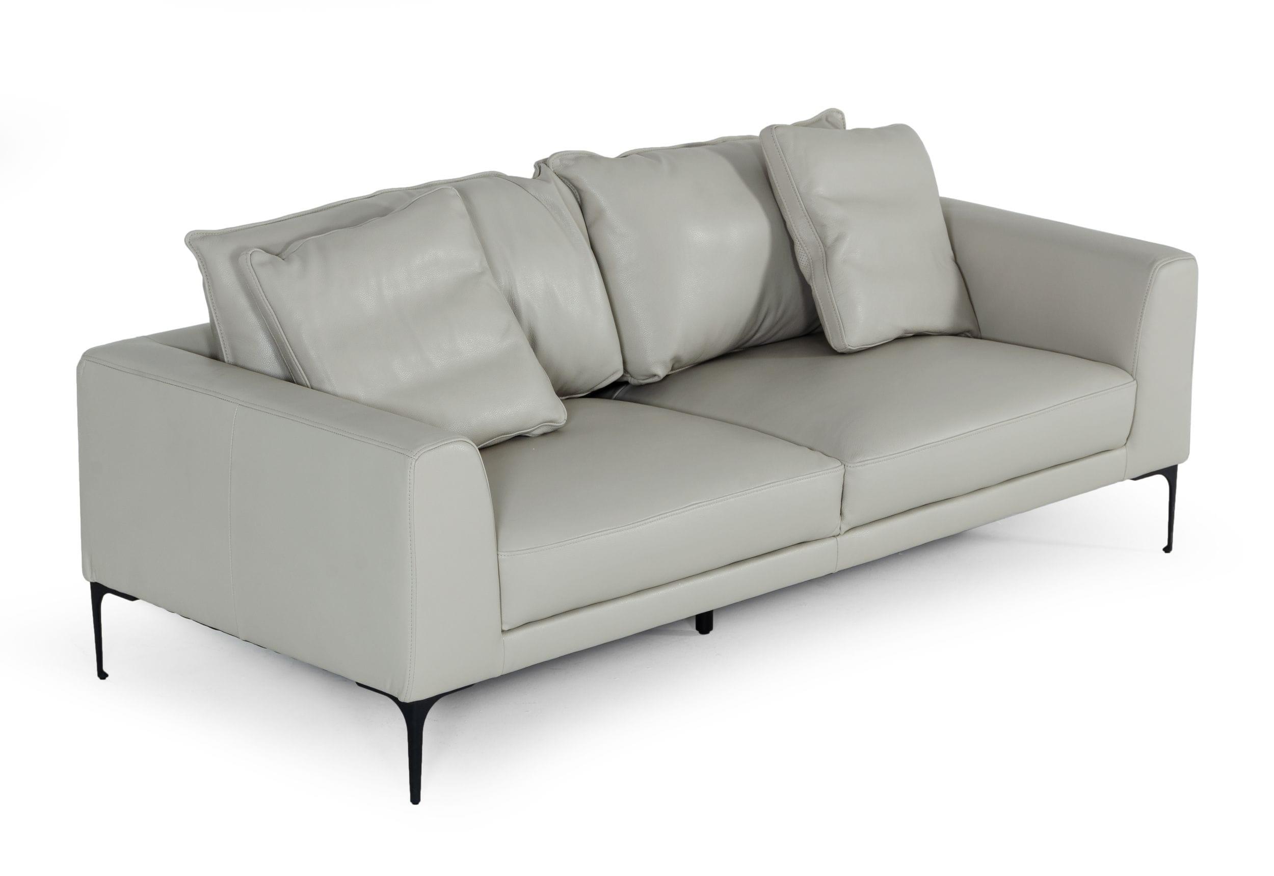 Divani Casa Jacoba Modern Leather Sofa