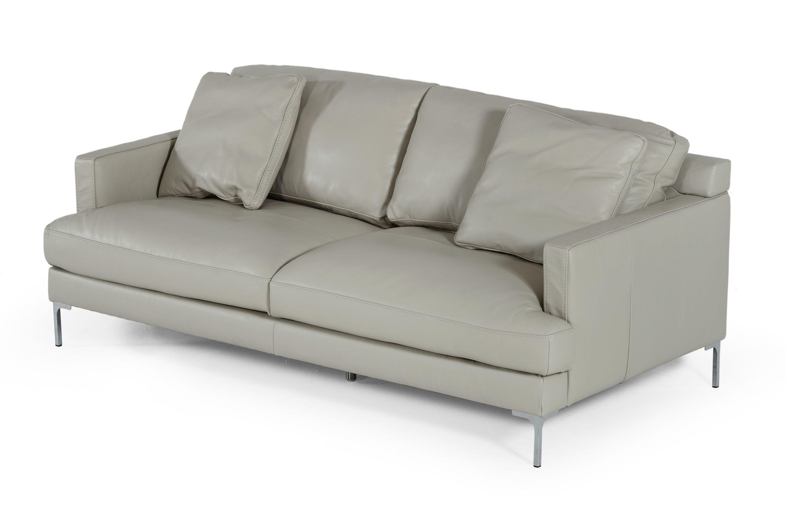 Divani Casa Janina Modern Leather Sofa