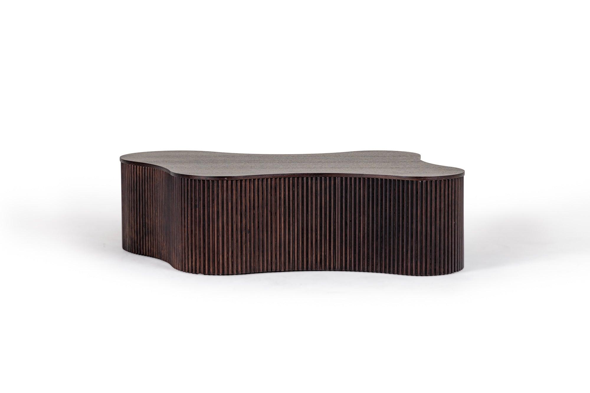 Modrest Jessie Modern Smoked Freeform Coffee Table