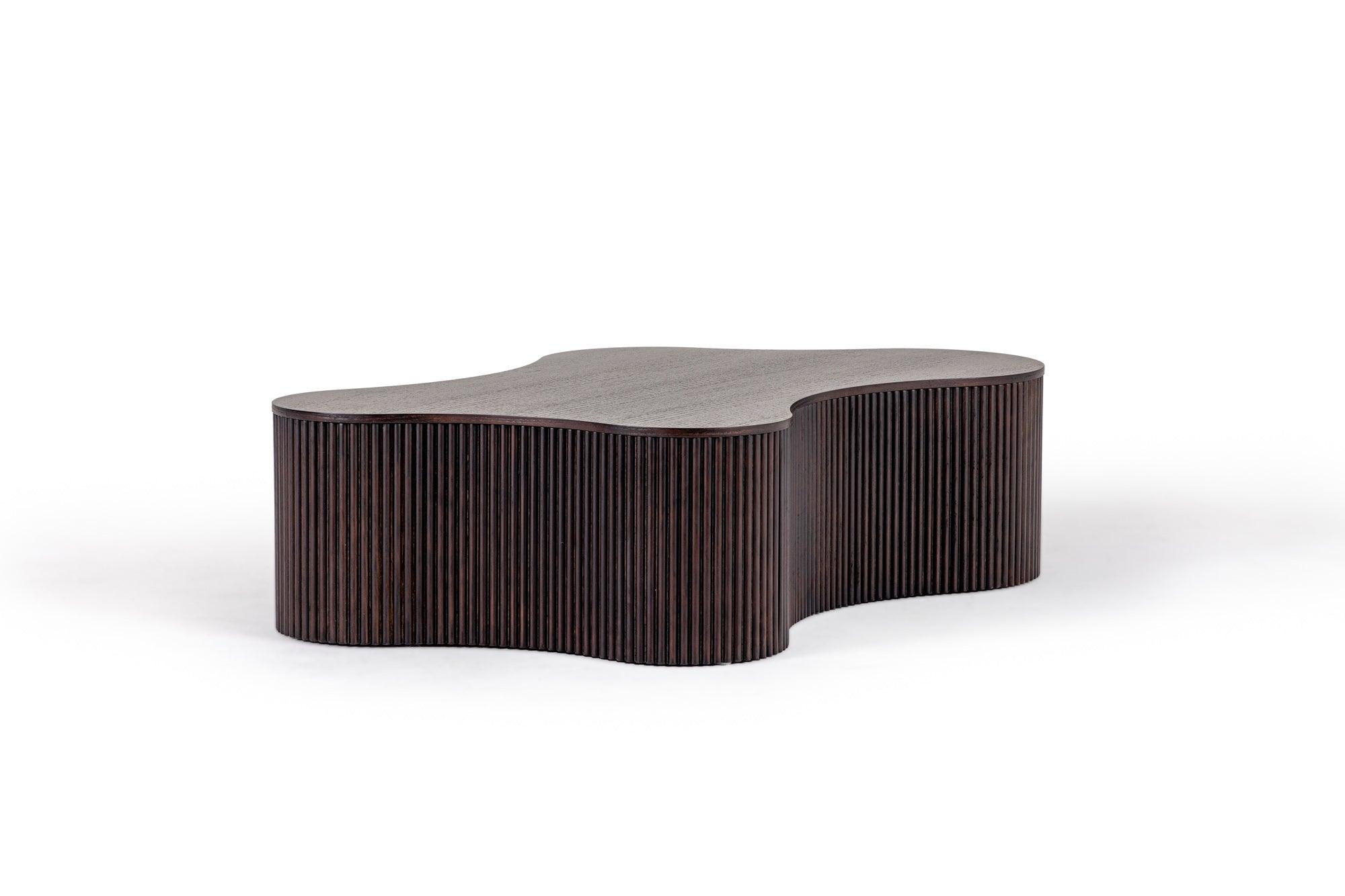 Modrest Jessie Modern Smoked Freeform Coffee Table