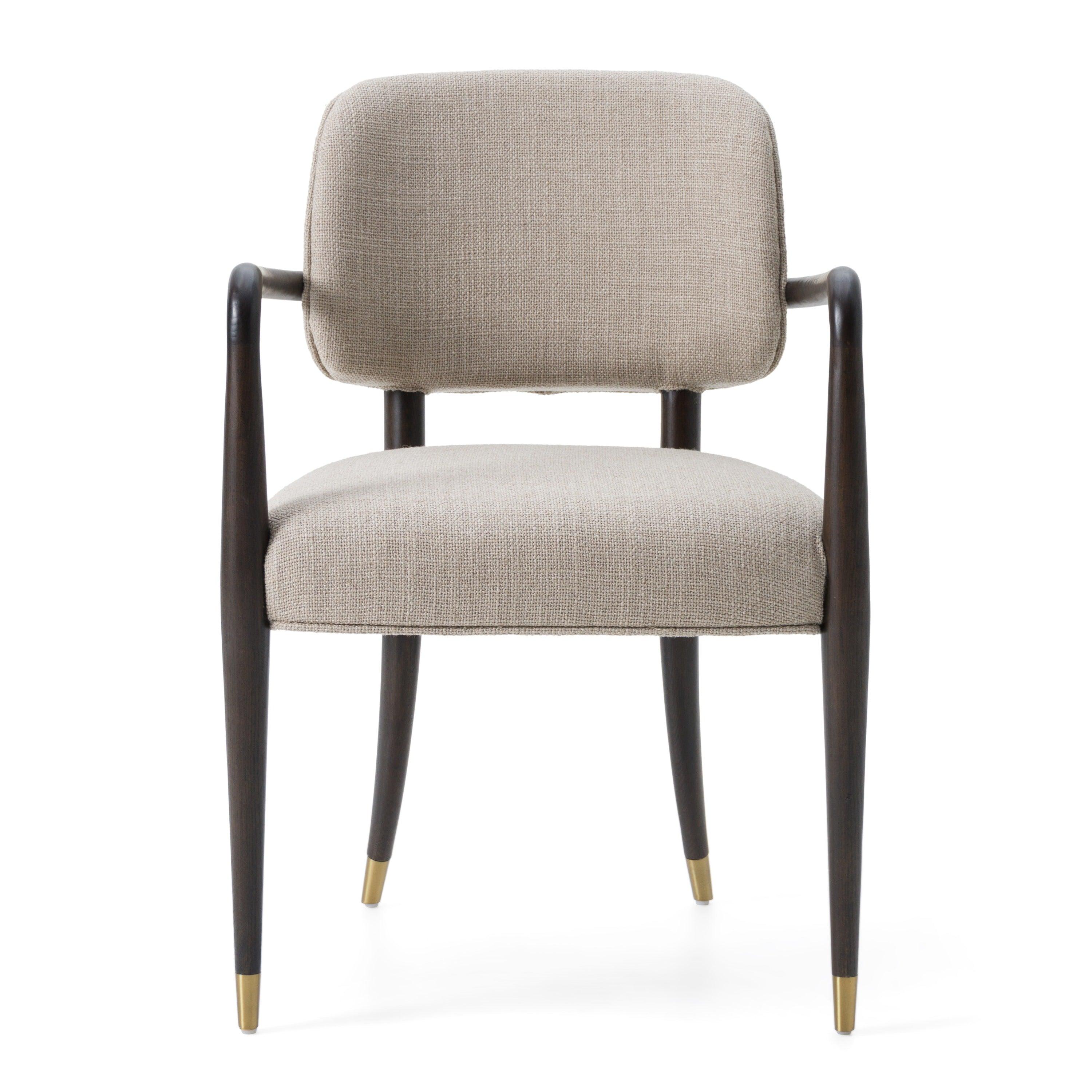 Modrest Kathy Modern Fabric Dining Arm Chair