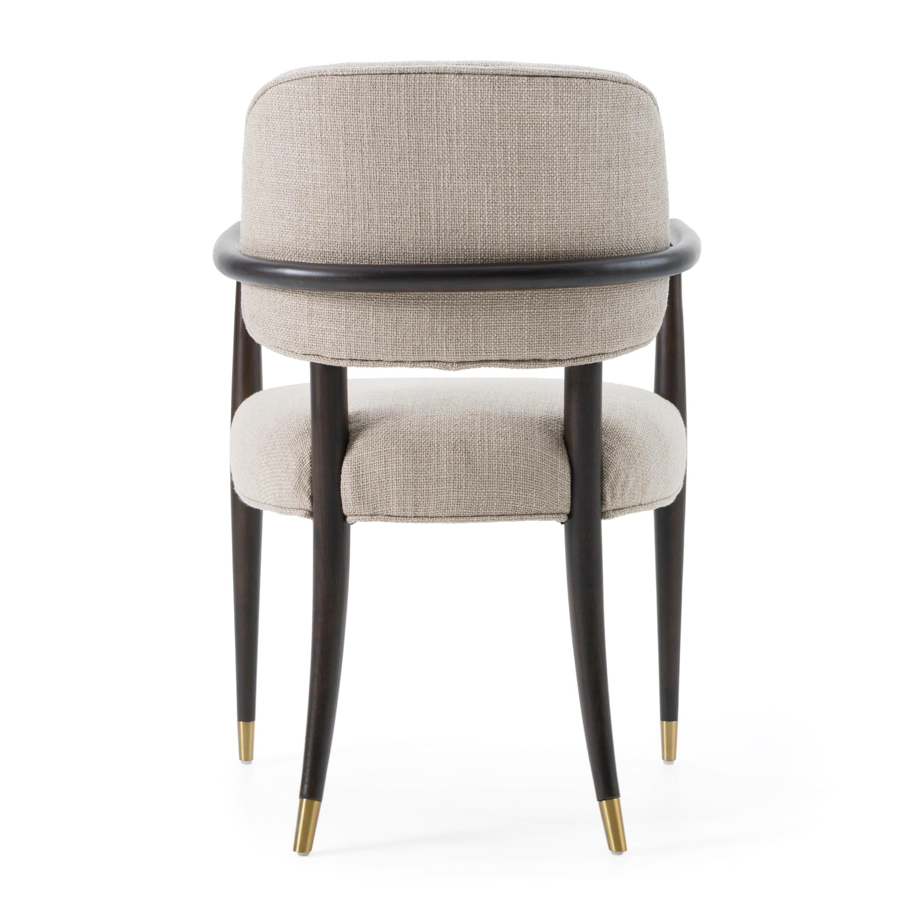 Modrest Kathy Modern Fabric Dining Arm Chair